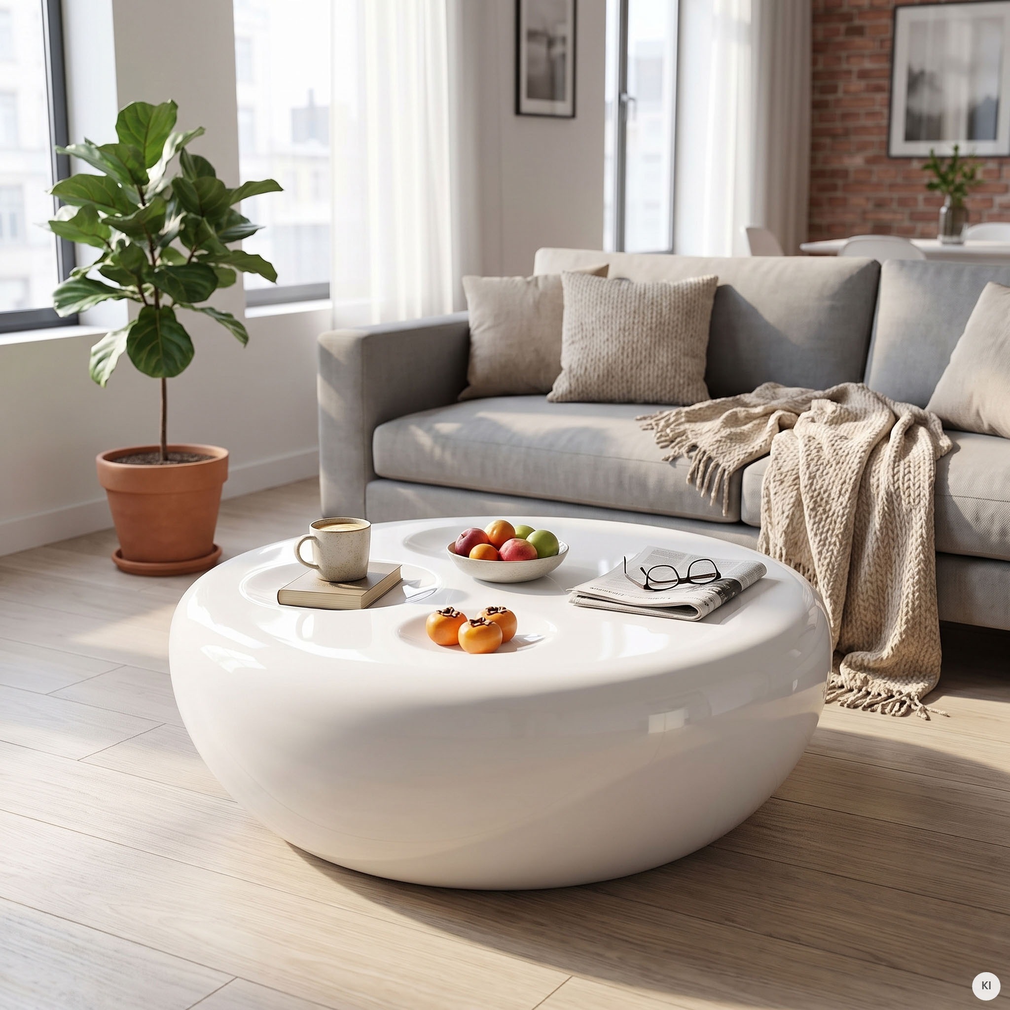 SalesFever Couchtisch "Coffeetable im minimalistischen Stil"