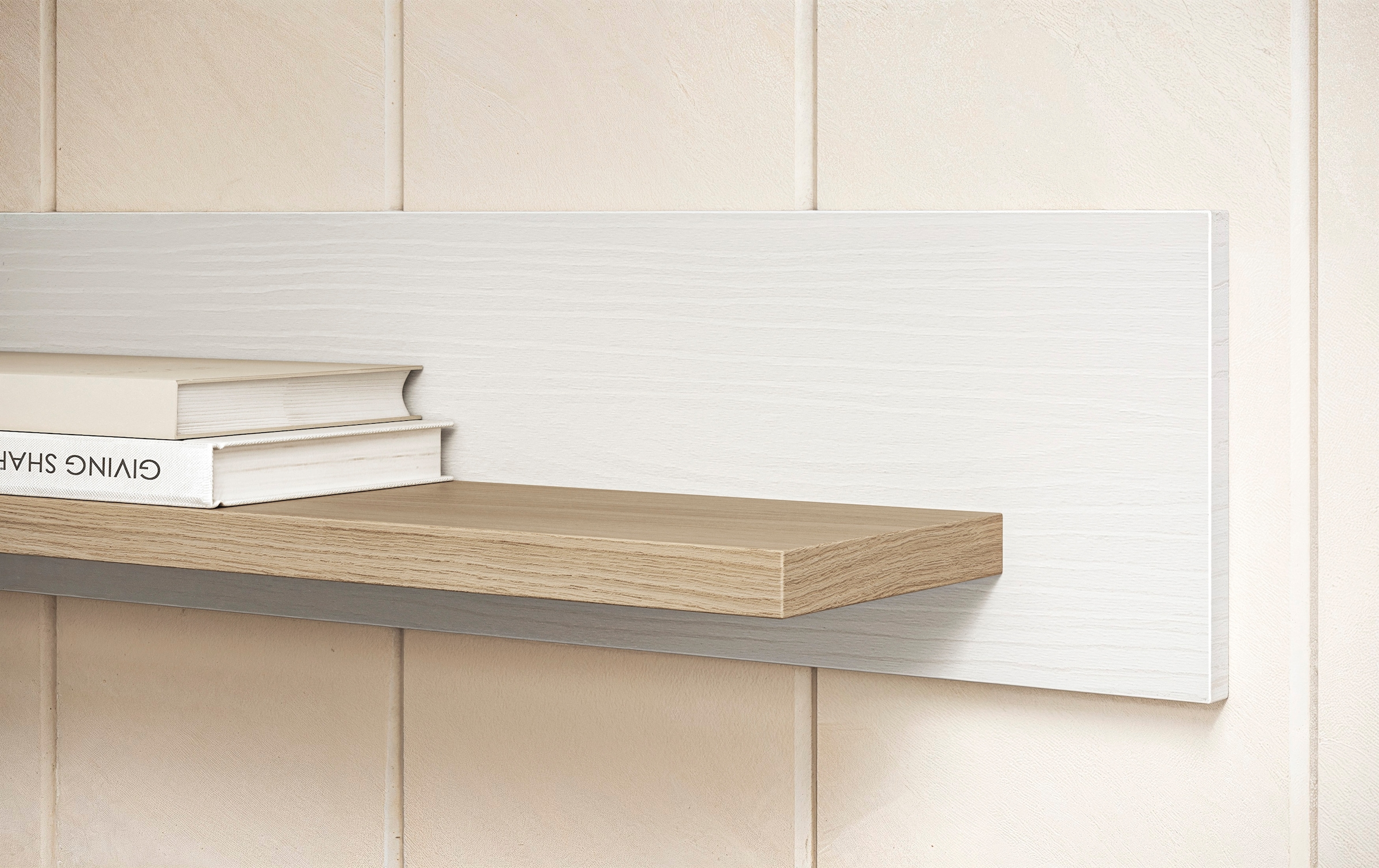 Home affaire Wandboard »Stranda, Wandregal im Scandi-Style, Wandhalter mit Ablagefläche«, vielseitig einsetzbares Hängeregal, in zwei Farben & Grössen verfügbar