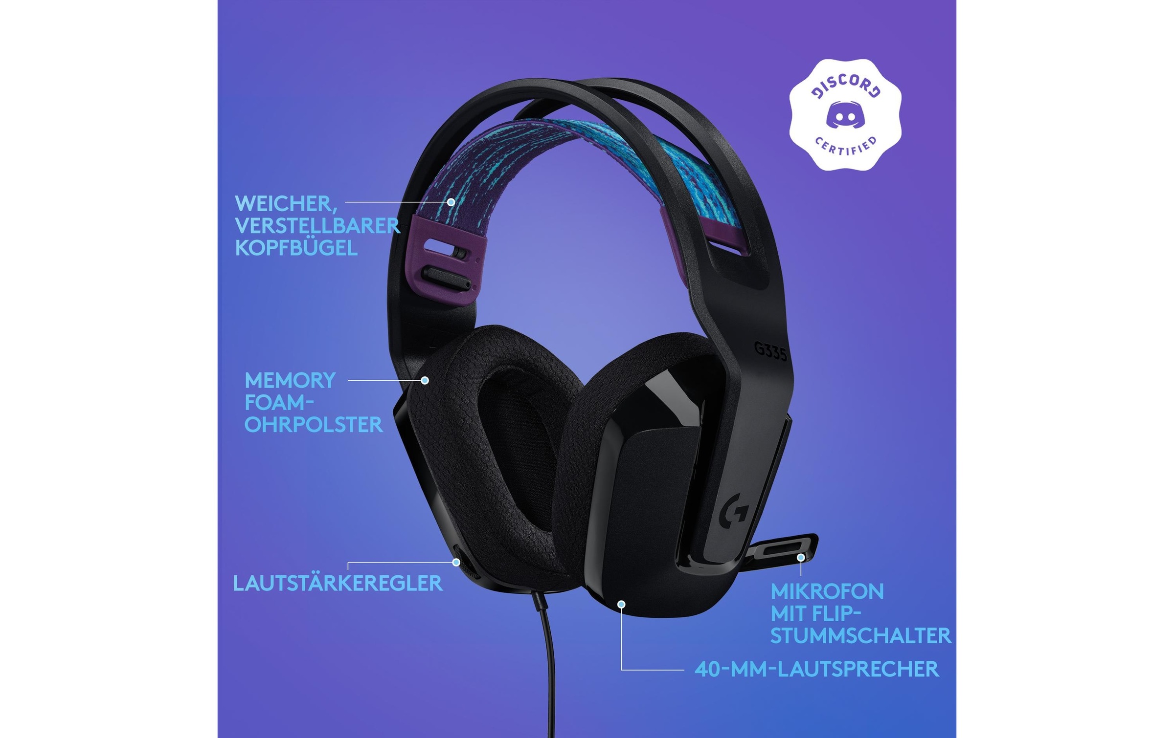 Logitech Headset »G335 Gaming«