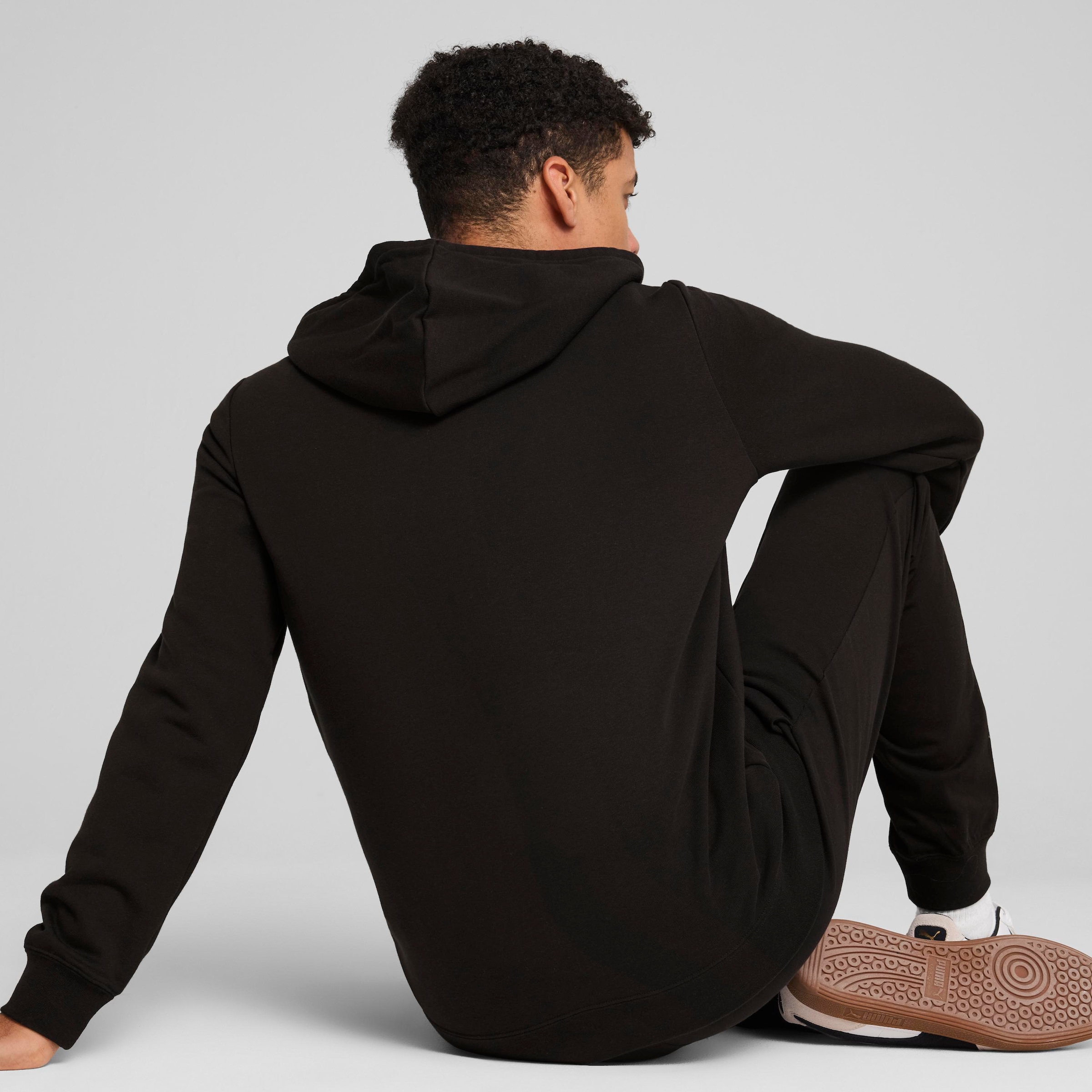 PUMA Kapuzensweatjacke »ESS NO 1 LOGO FULL-ZIP HOODIE TR« mit verstellbarer Kapuze, mit Kängurutasche