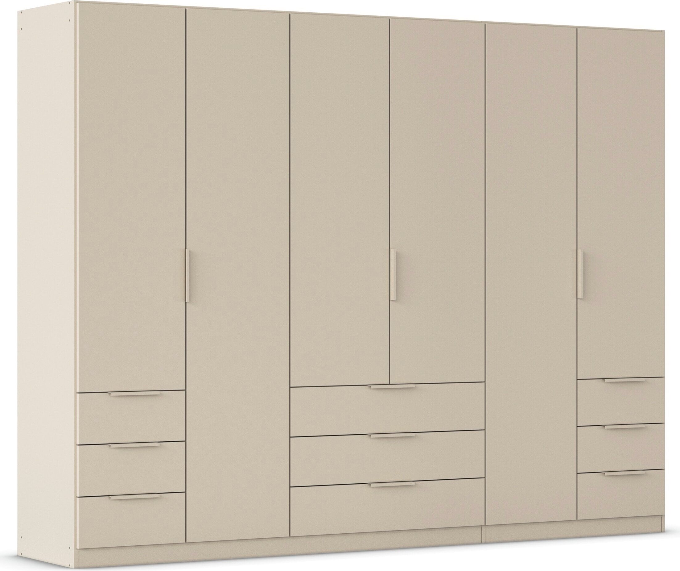 GOODproduct Kleiderschrank »Mehrzweckschrank Schrank Schlafzimmer Garderobe Mietswohnung XEELINA« Mehr Flexibilität durch variable Schubladenanordnung MADE IN GERMANY