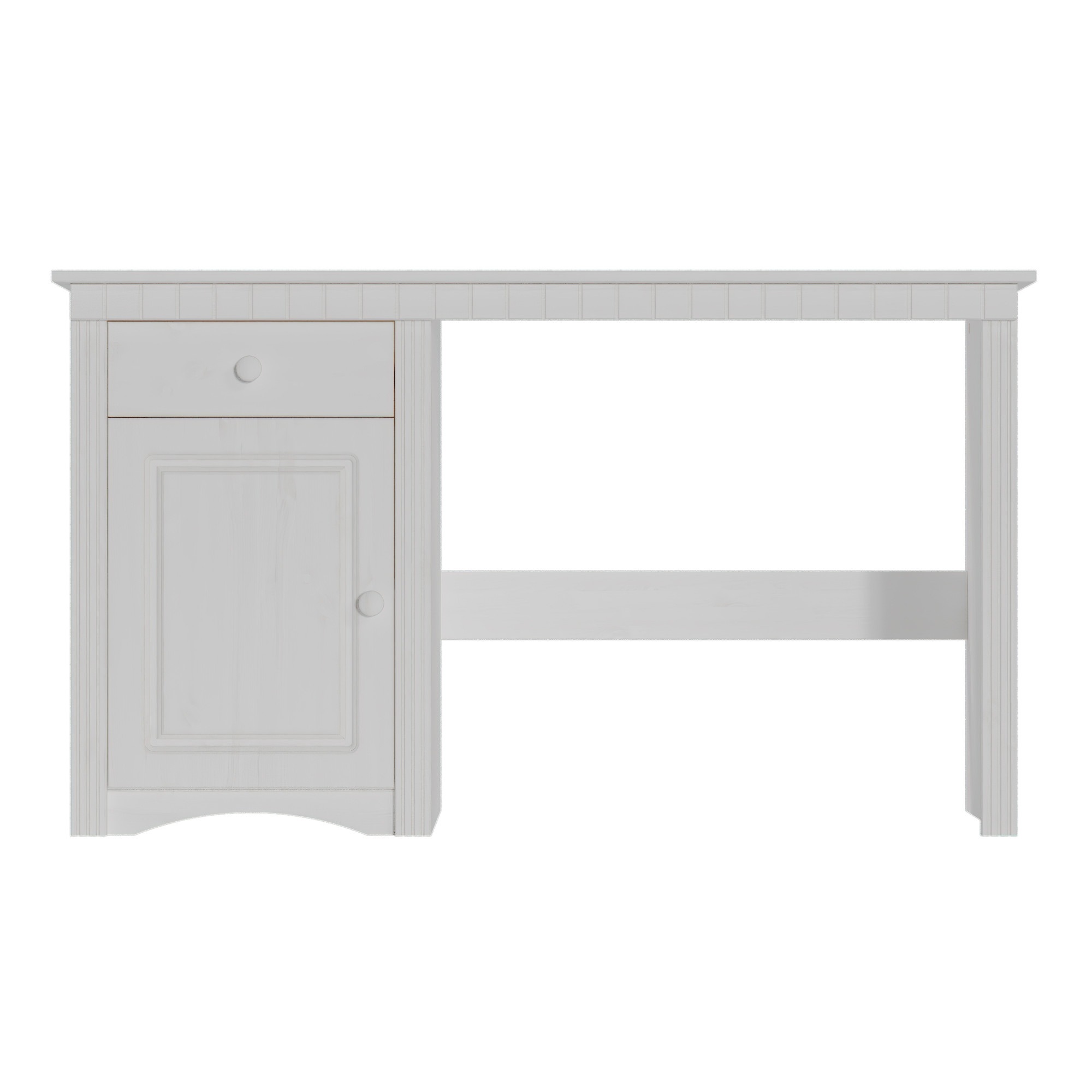 Image of GOODproduct Schreibtisch "Leuhan" Aus massiver Kiefer, mit einer Schublade, in zwei Farben