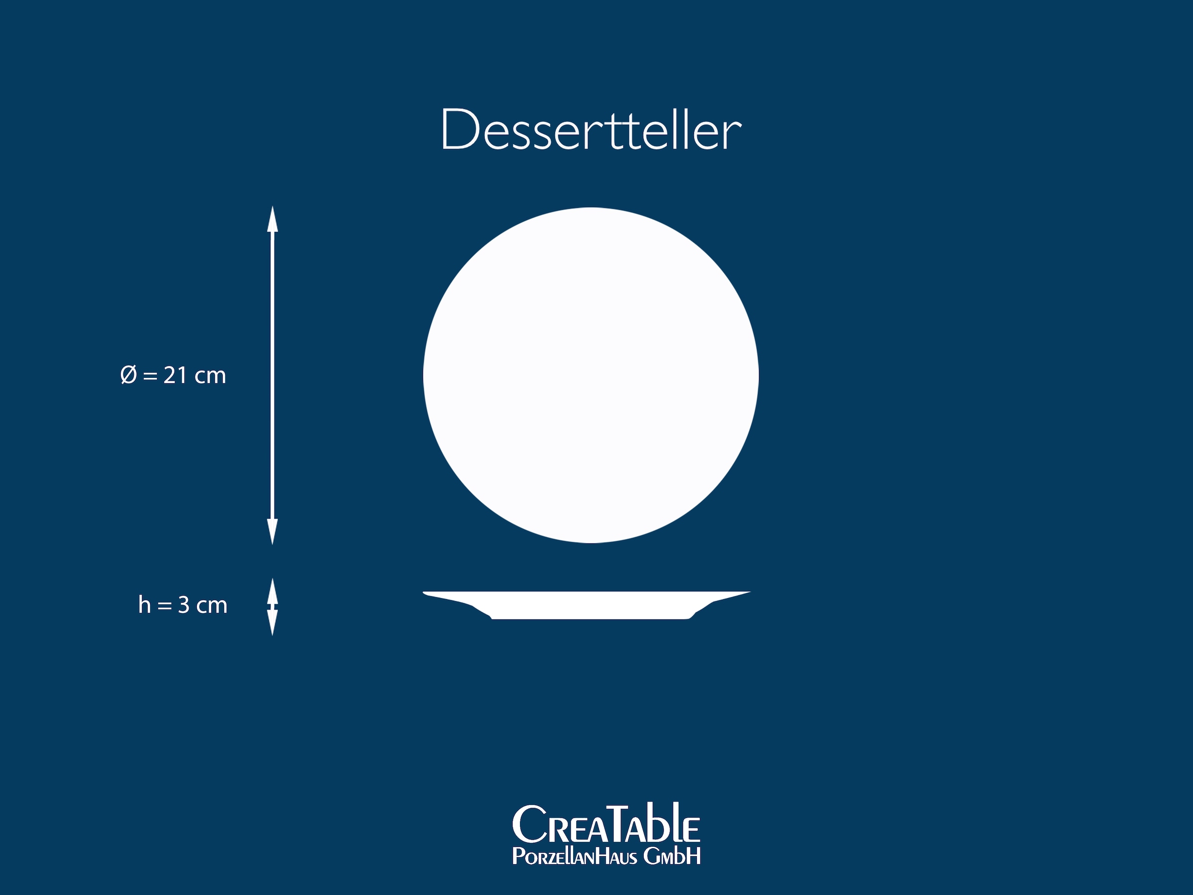 CreaTable Dessertteller »Essteller NATURE COLLECTION«, (Set, 6 St.), Teller Set für 6 Personen, Ø 21 cm, Steinzeug