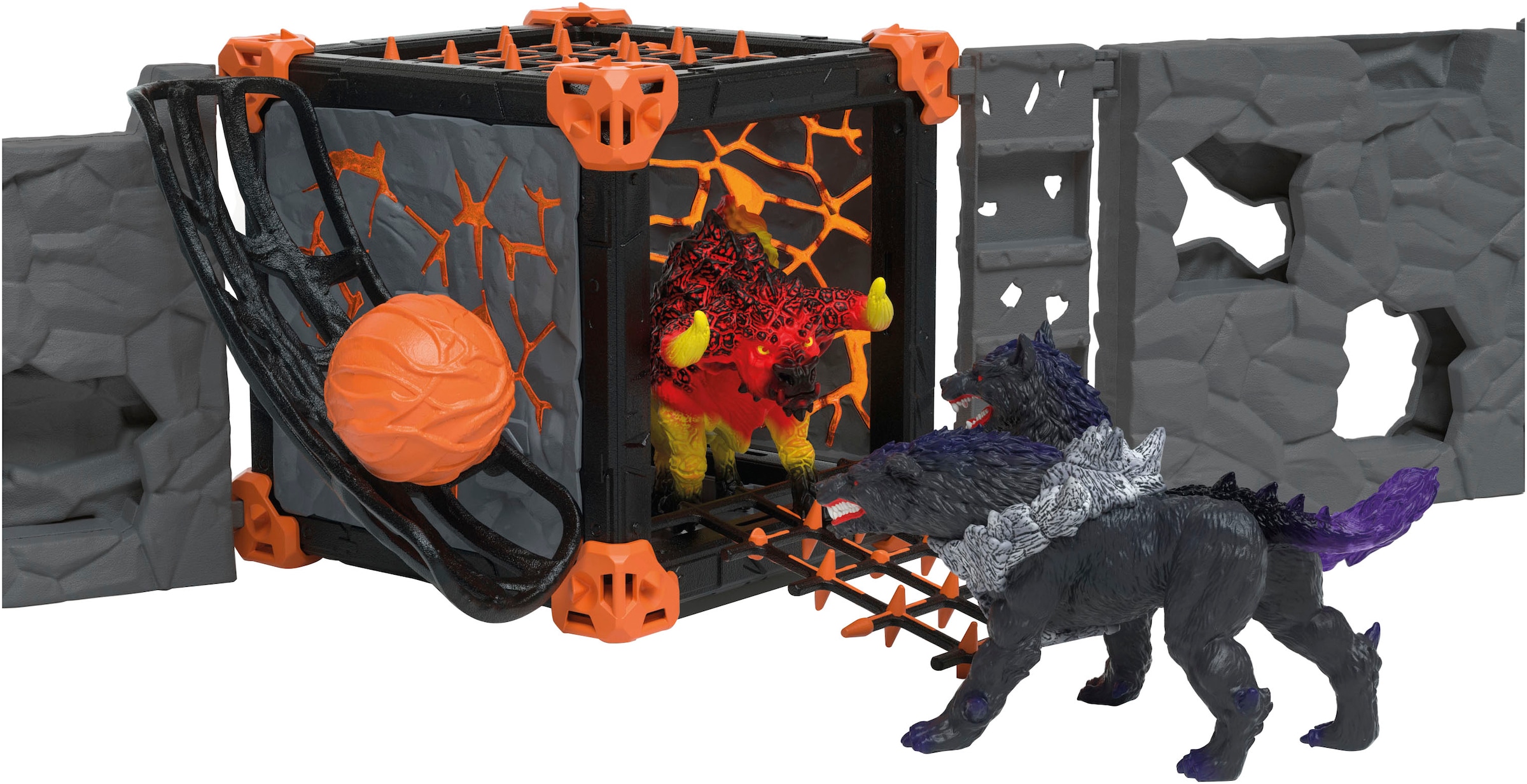 Schleich® Spielwelt »ELDRADOR® CREATURES, BattleCave Arena: Lava vs. Schatten (42673)«