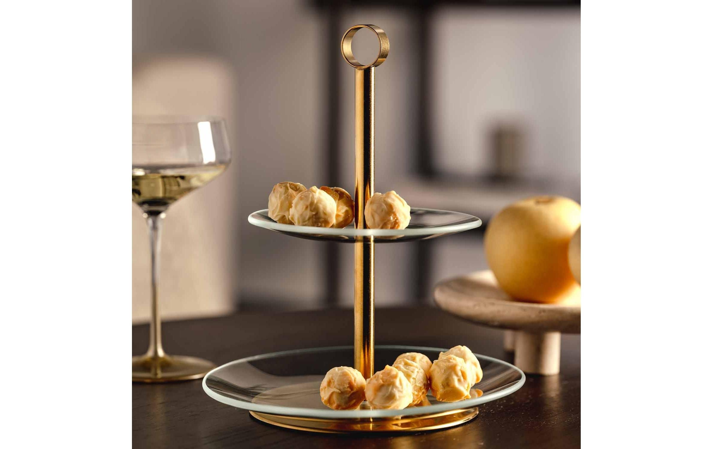 LEONARDO Etagere »Etagere Cena 2-teilig, 35 cm« 2-stöckige Etagere