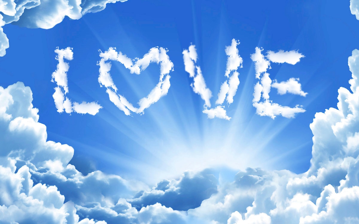 Image of Papermoon Fototapete "Love Himmel"