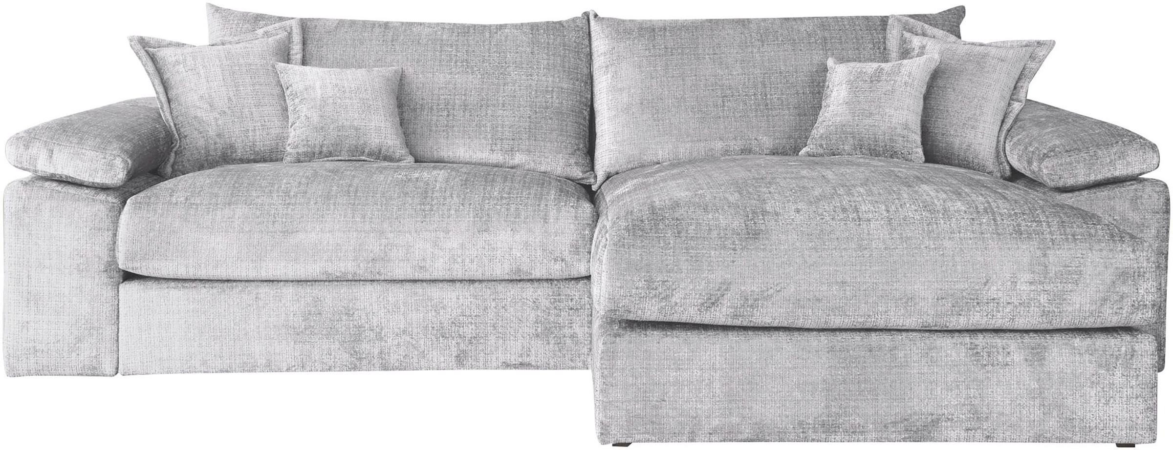 Home affaire Ecksofa »Soft&Cosy XXL L-Form - Breite 303 cm«, Mega-Sofa, Cord oder Chenille-Struktur, Federkern-Polsterung