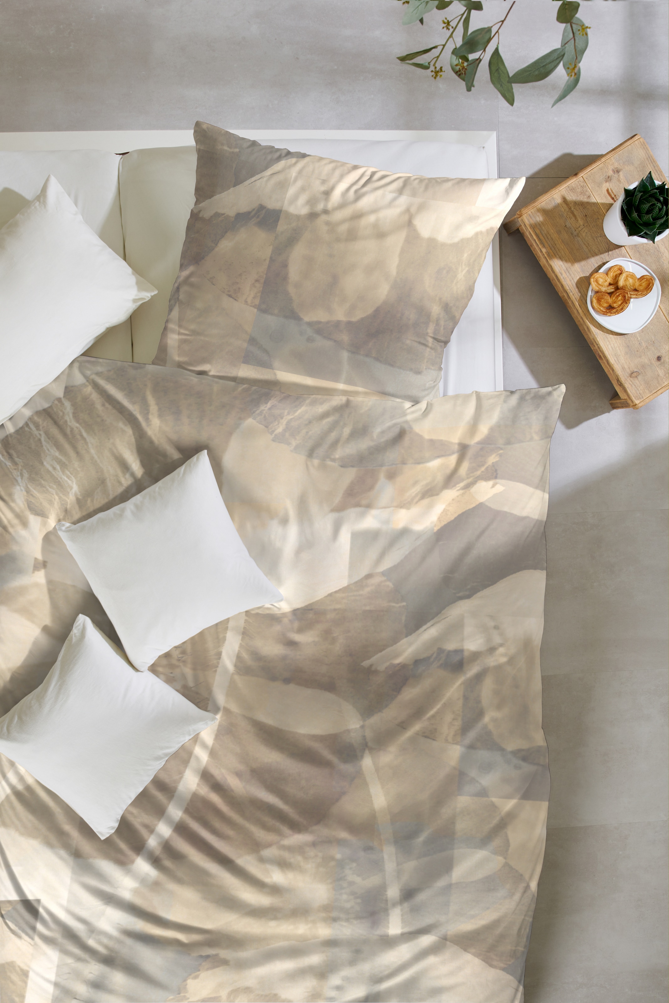 Primera Linge de lit »Feinbiber-Bettwäsche« 2 cuis doux comme du velours et naturellement en pur coton