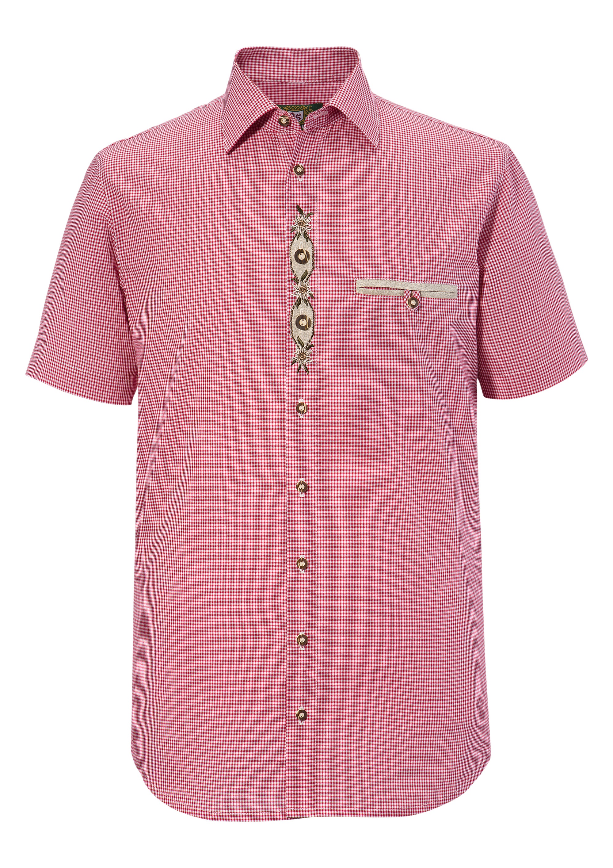 Image of OS-Trachten Trachtenhemd, mit Edelweiss- Stickerei bei Ackermann Versand Schweiz