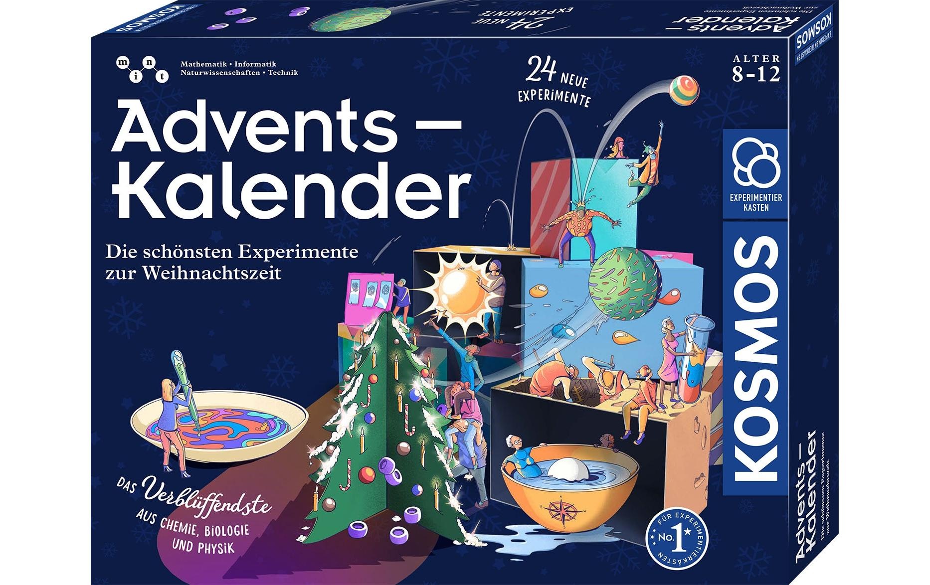 Kosmos Spielzeug-Adventskalender »Die schönsten Experimente zur Weihnachtszeit«, ab 8 Jahren