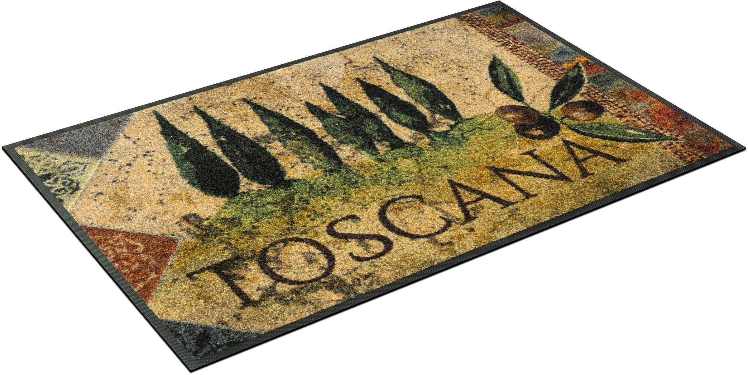 Image of wash+dry by Kleen-Tex Fussmatte »Estate Toscana«, rechteckig, 7 mm Höhe, Schmutzfangmatte, rutschhemmend, In- und Outdoor geeignet, waschbar bei Ackermann Versand Schweiz