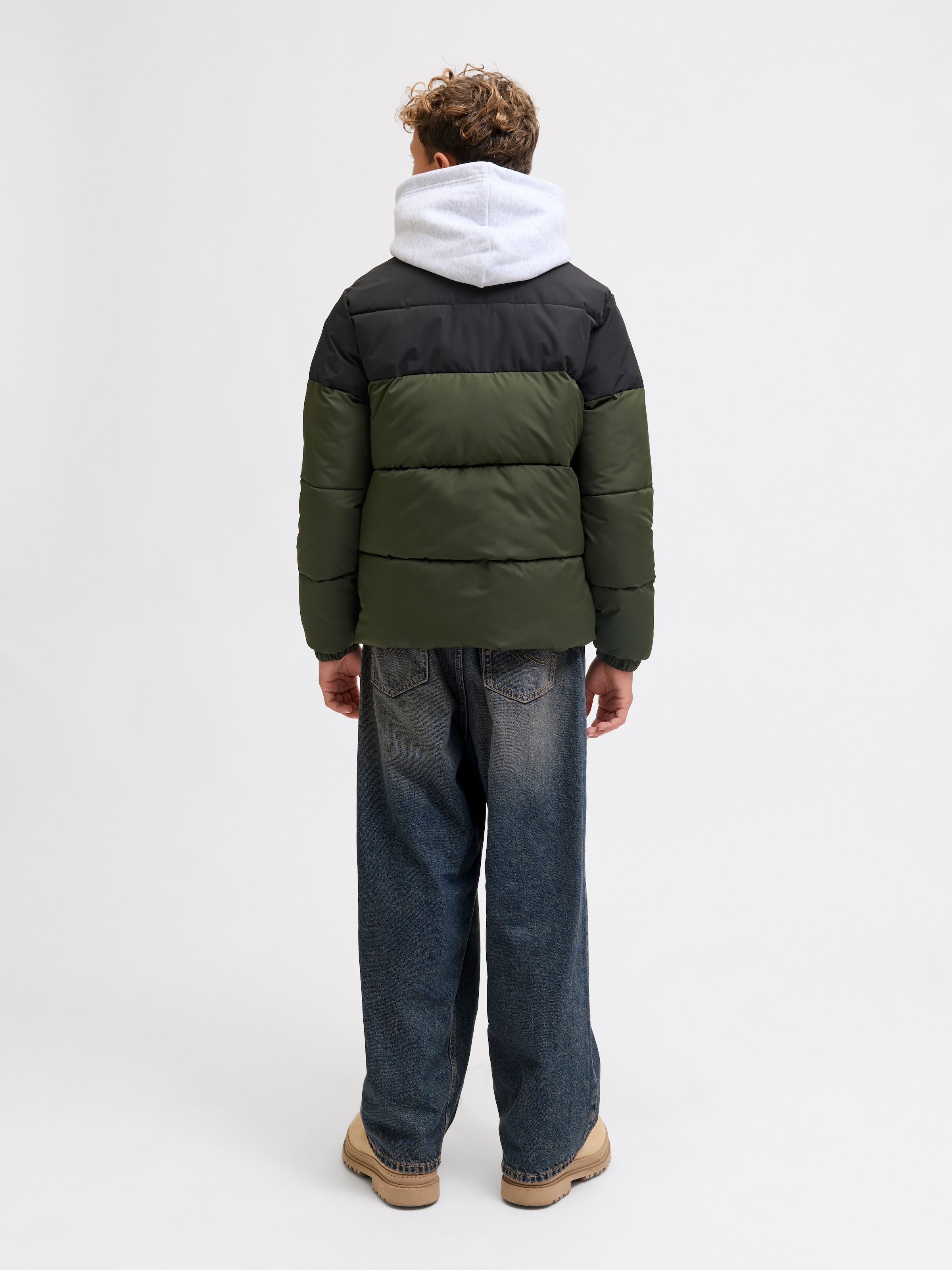 Jack & Jones Junior Veste matelassée »JJMAZE PUFFER COLLAR JNR« ohne Kapuze