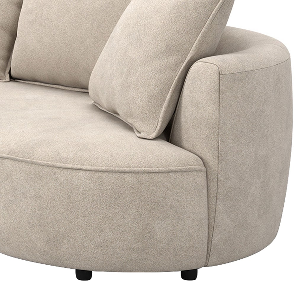COTTA Canapé d'angle »Sana L-Form, Breite 260 cm« Loungesofa mit Wellenunterfederung