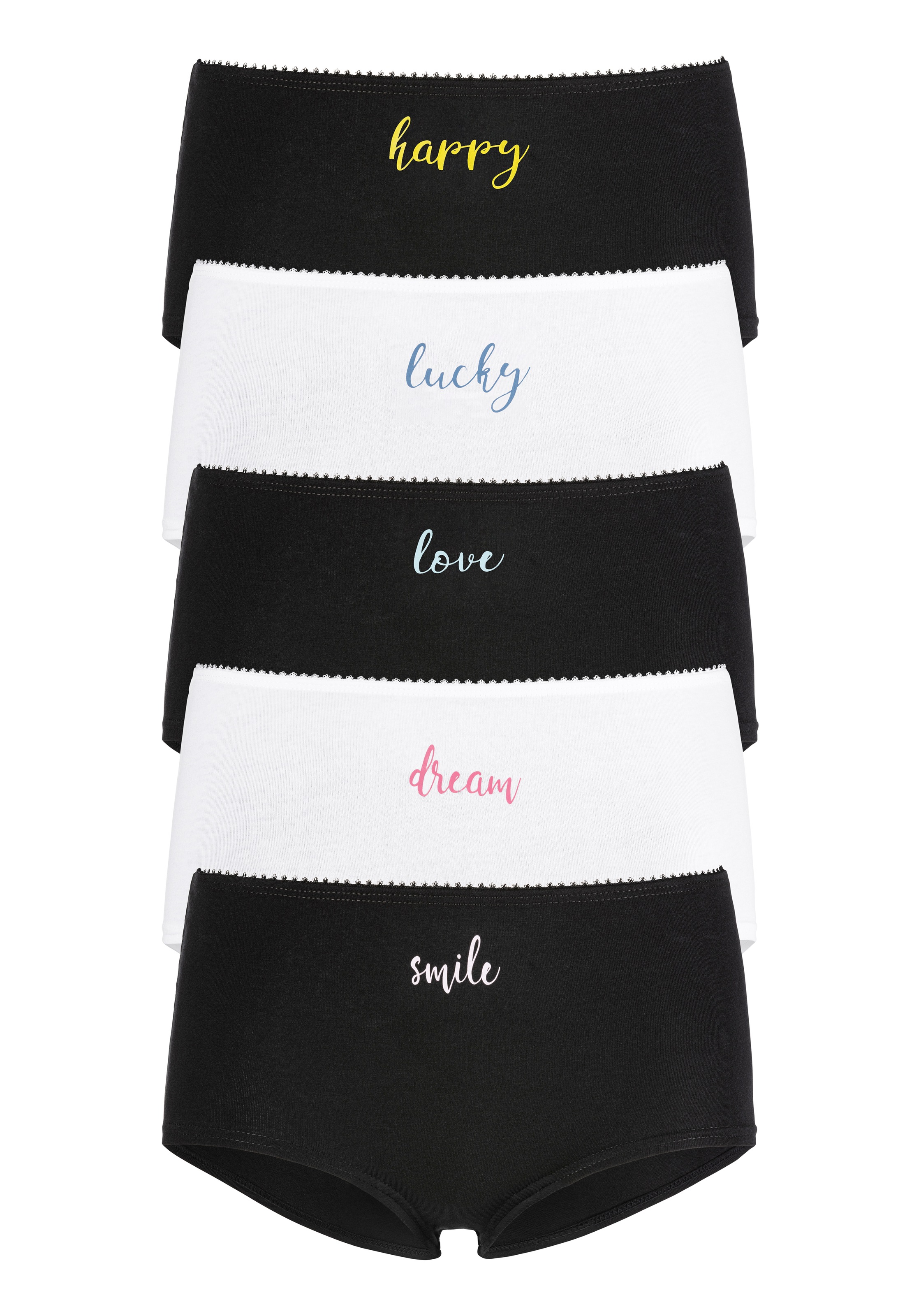 Image of Vivance Panty, (Packung, 5 St., 5er-Pack), mit elastischer Mäusezähnchenkante bei Ackermann Versand Schweiz