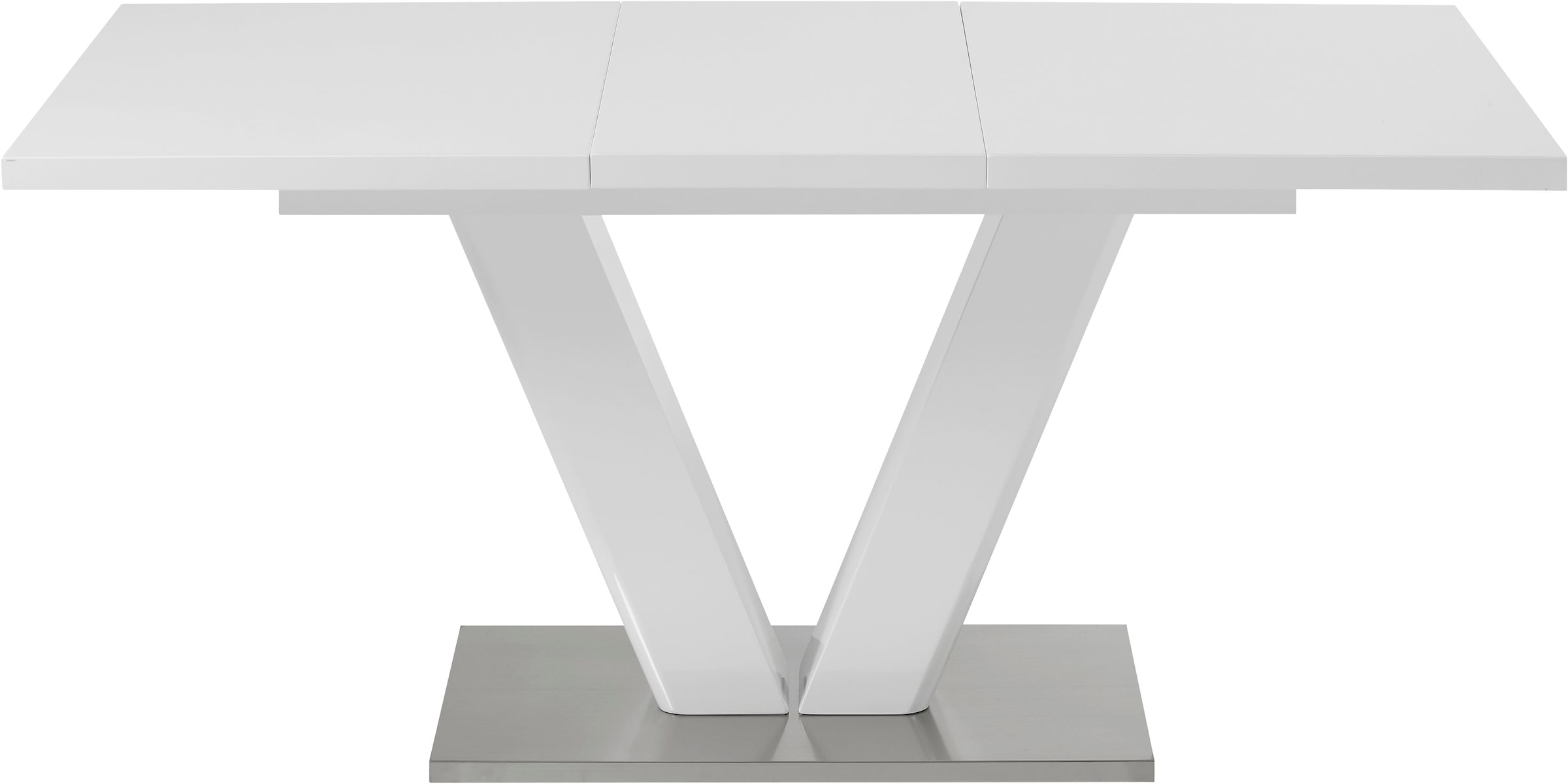 GOODproduct Essgruppe »Gellina« Set, 4 tlg. ausziehbarer Esstisch, Freischwinger, Sitzbank mit Rückenlehne