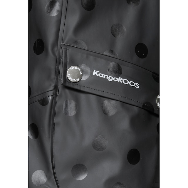 Finde KangaROOS Regenjacke, mit Kapuze, mit reflektierenden Logo-Drucken  auf
