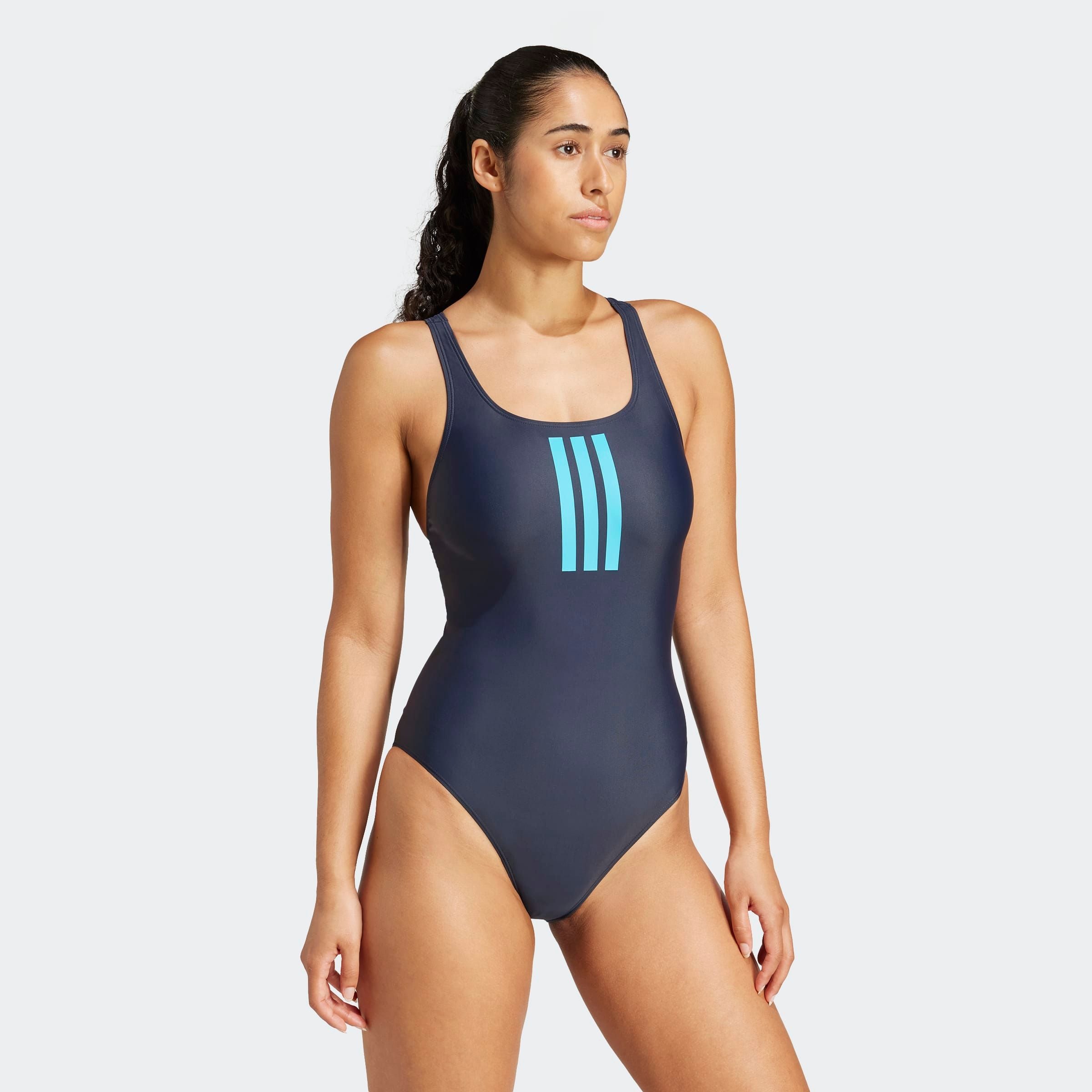adidas Performance Badeanzug »3S MID SUIT«, (1 St.)