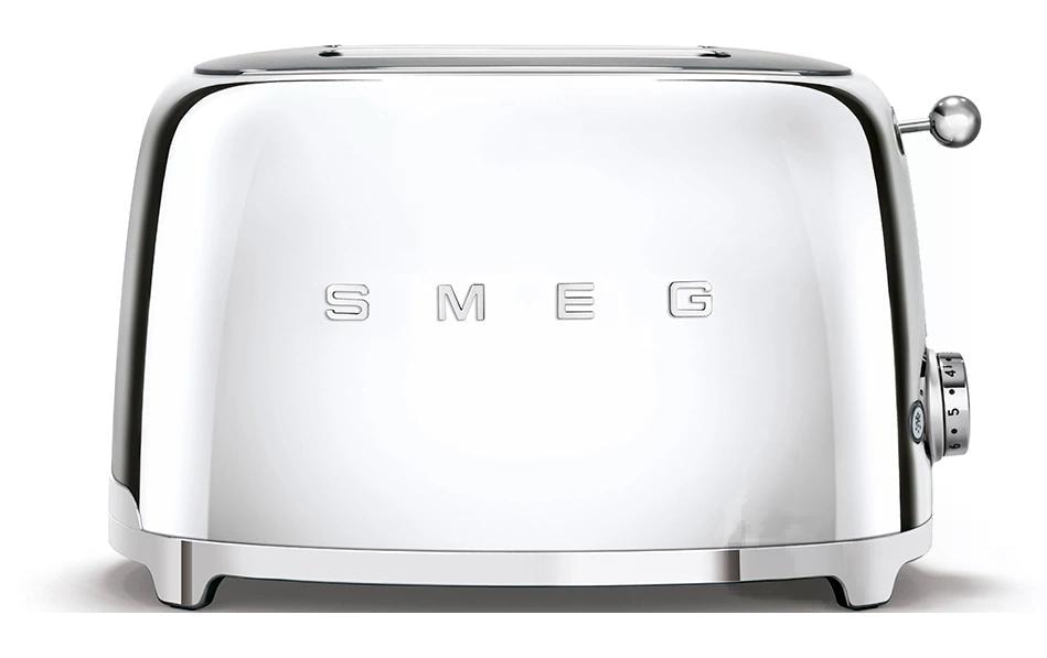 Smeg Toaster »50'S Retro Style TSF01SSEU Metall«, für 2 Scheiben