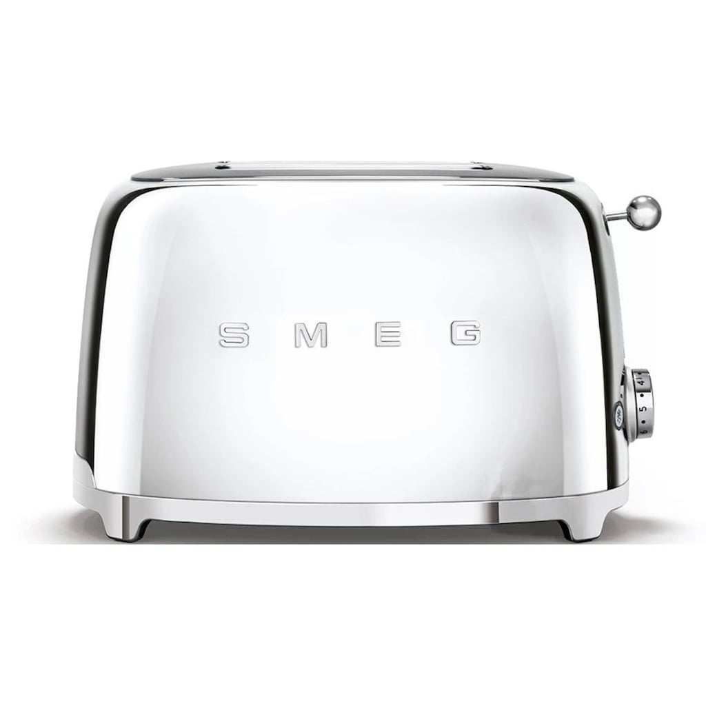 Smeg Toaster »50'S Retro Style TSF01SSEU Metall«, für 2 Scheiben
