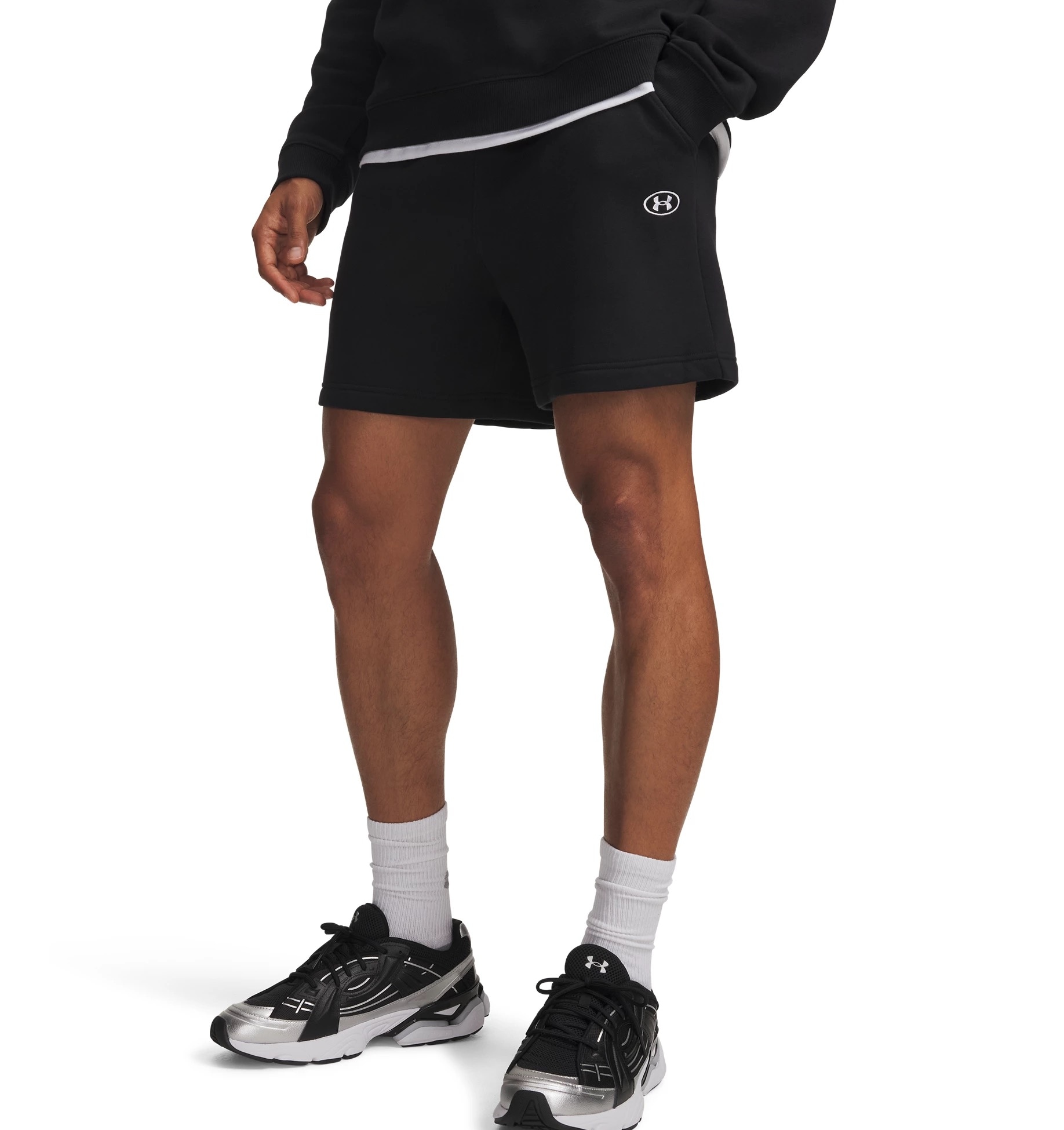 Image of Under Armour Sweatshorts "UA RIVAL FLC SHORTS" für Sport und Freizeit, lockerer Schnitt, auch in grossen Grössen