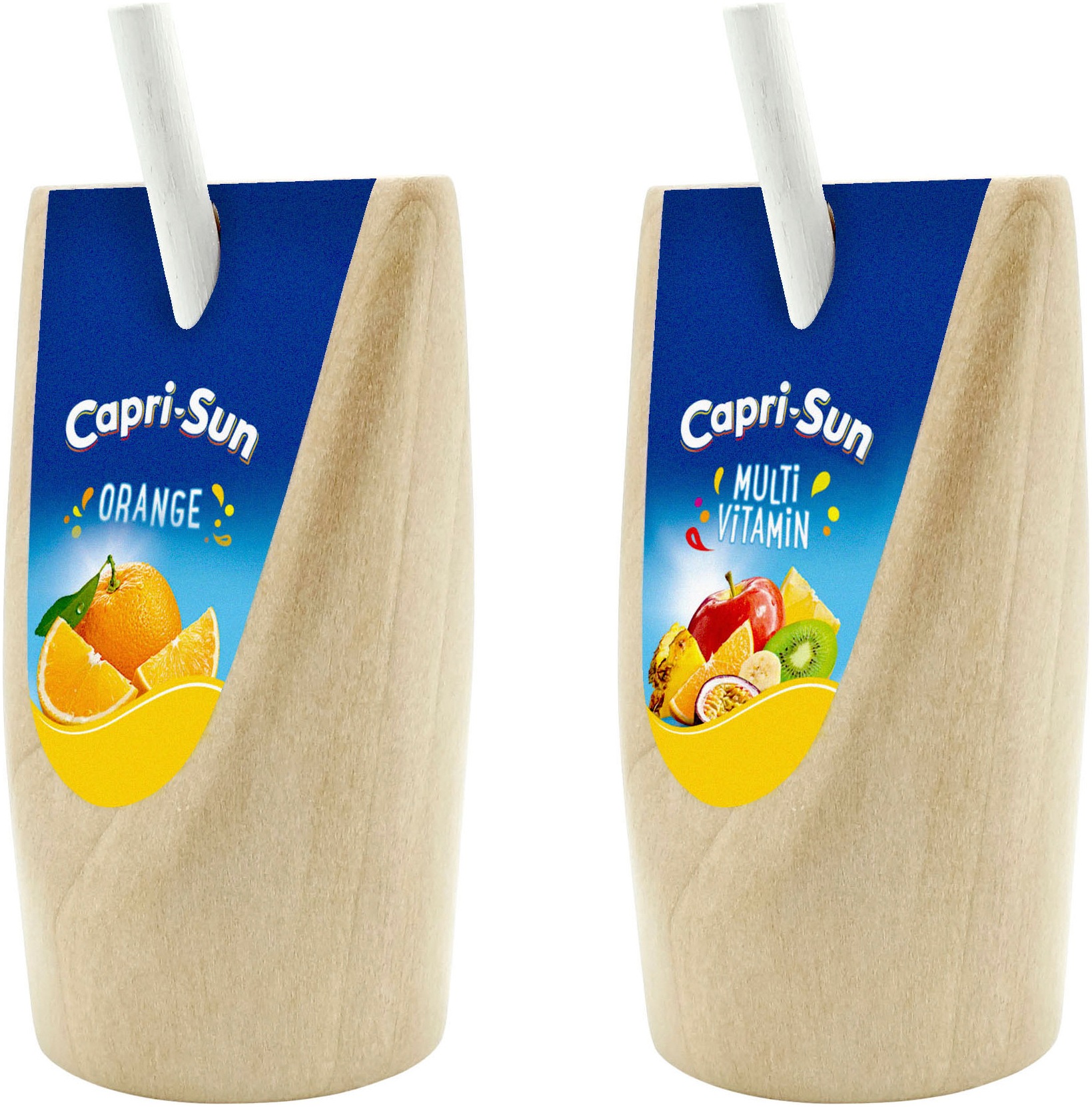 Tanner Kaufladensortiment "Capri-Sun" aus Holz, FSC - schützt Wald