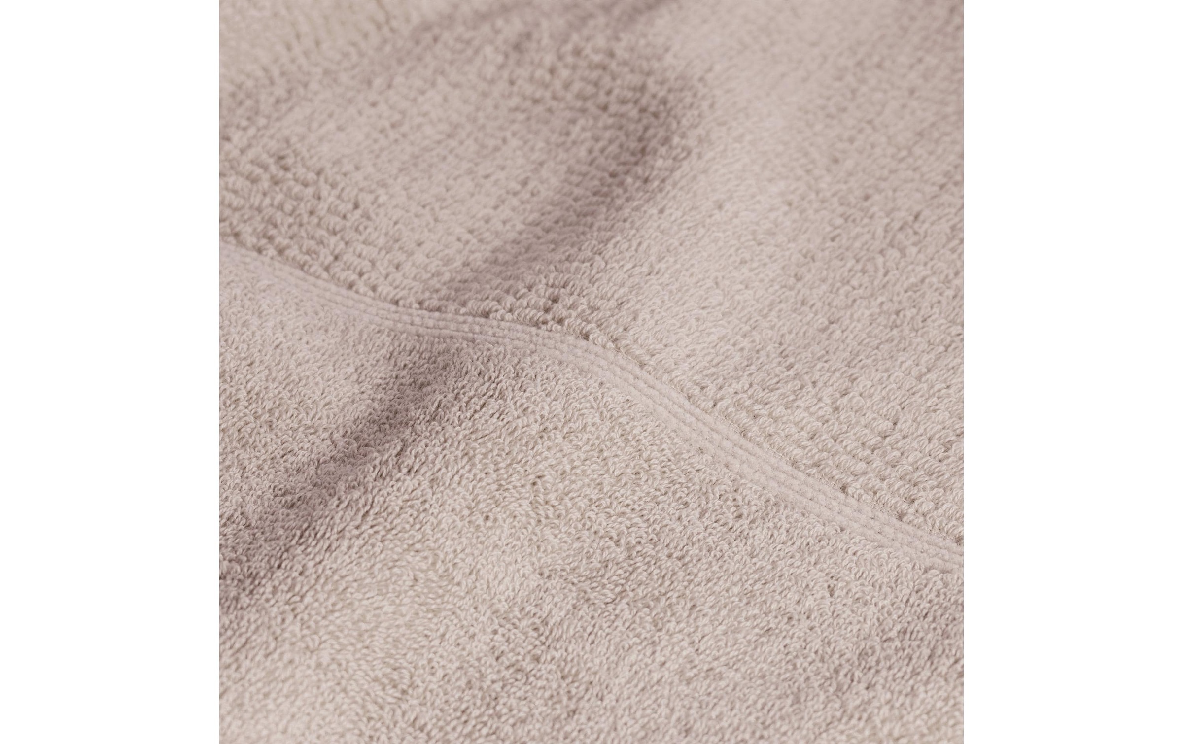 frottana Handtuch »Pearl 50 x 100 cm, Beige«, (1 St.)