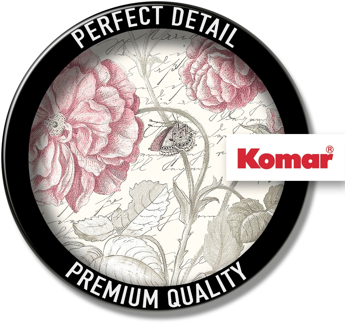 Komar Bild »Poème Rose« Natur 1 Stk. tlg. Wandbild zur Dekoration - ohne Rahmen