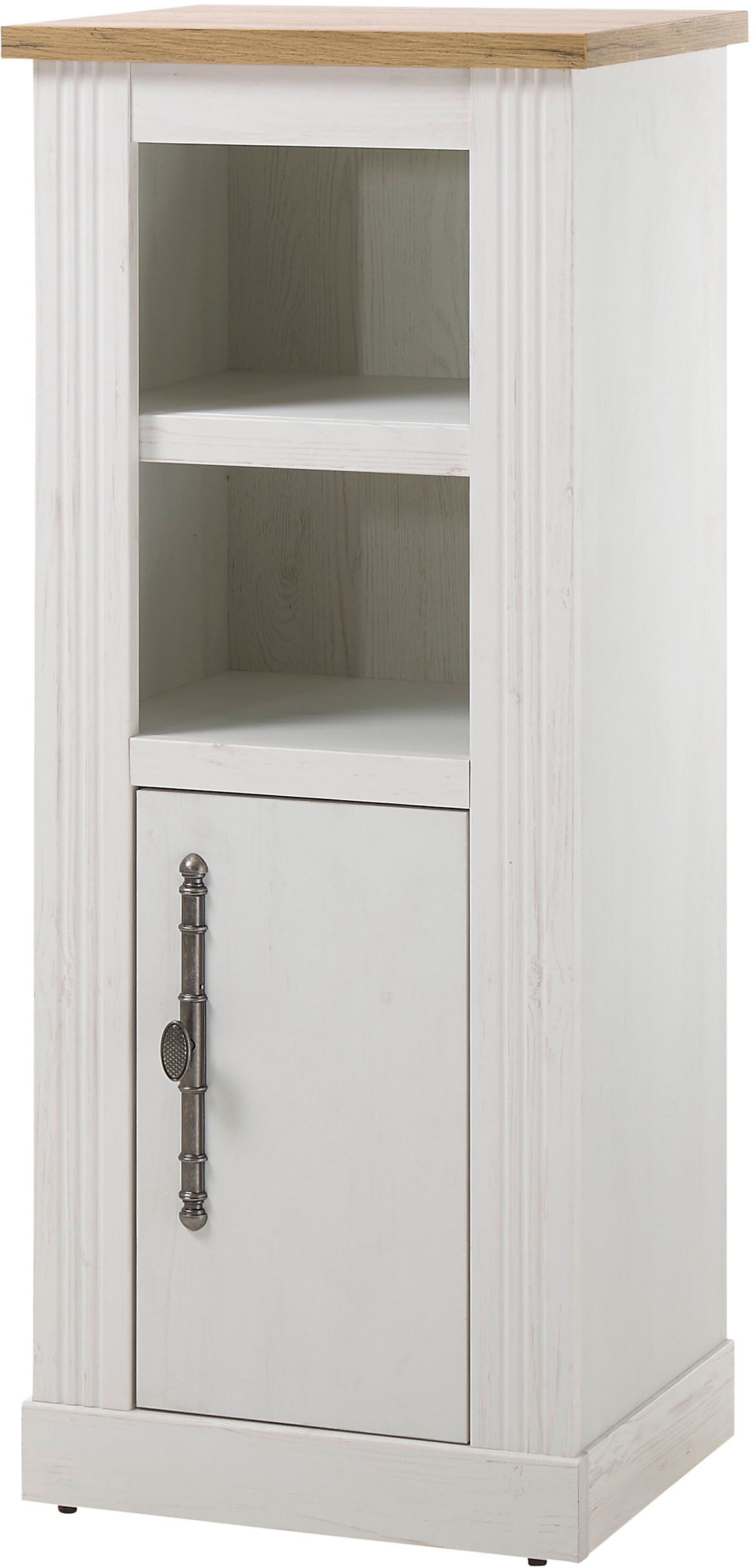 Image of GOODproduct Midischrank "WESTMINSTER, Badschrank im Landhausstil, Schrank mit Metallgriffen" in 2 Farben verfügbar, mit offenen Fächern und Stauraum
