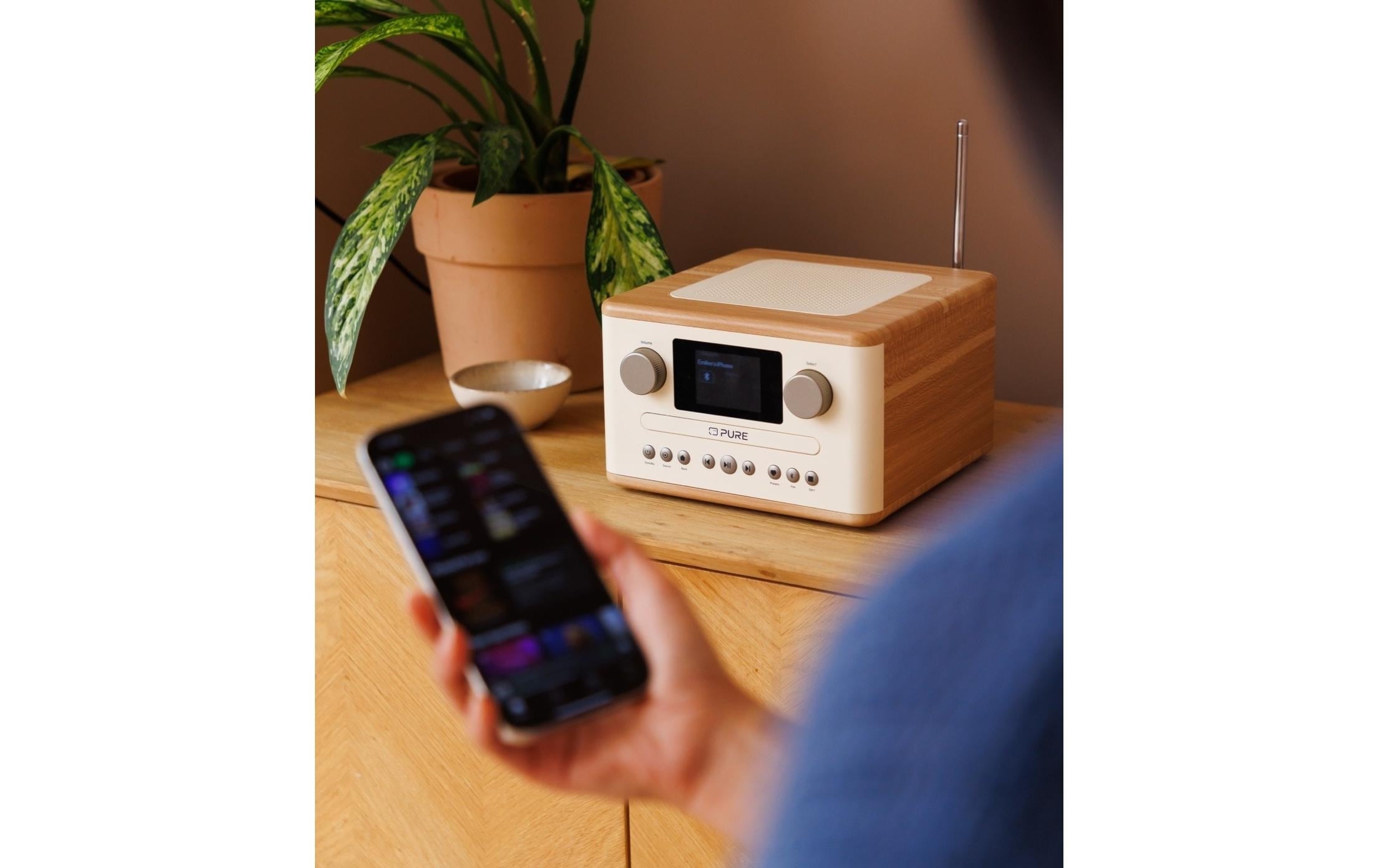 Pure Digitalradio (DAB+) »Classic C-D4« (Bluetooth 15 W)