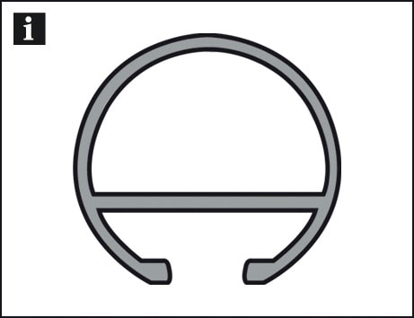 GARDINIA Tringle à rideaux »Memphis mit Innenlauf I« Fixmass Serie Einzelprogramm Memphis Ø 16 mm