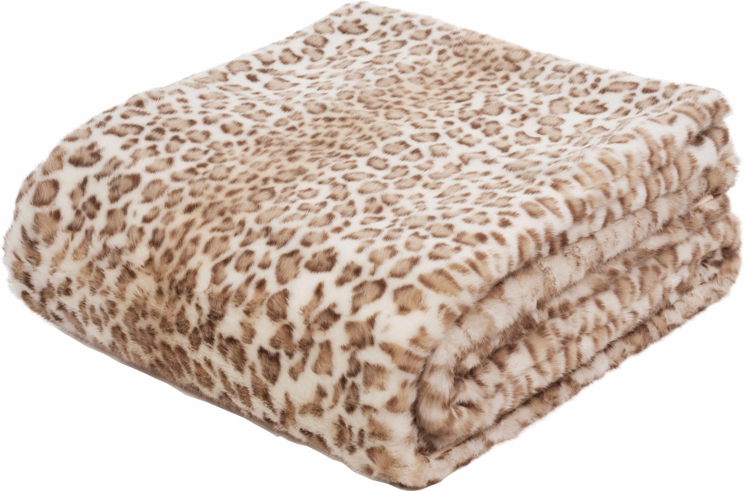 Gözze Wohndecke Kuscheldecke mit kaufen Leopardenmuster, »Leopard«