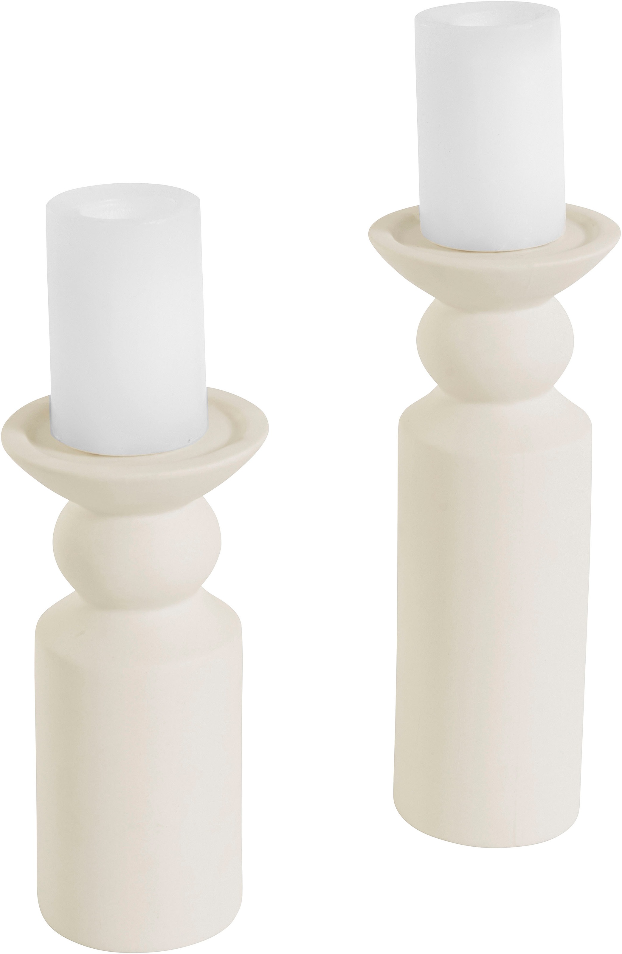 Image of LeGer Home by Lena Gercke Kerzenhalter »Iva«, (Set, 2 St.), Höhe ca. 20 cm + 25,4 cm bei Ackermann Versand Schweiz