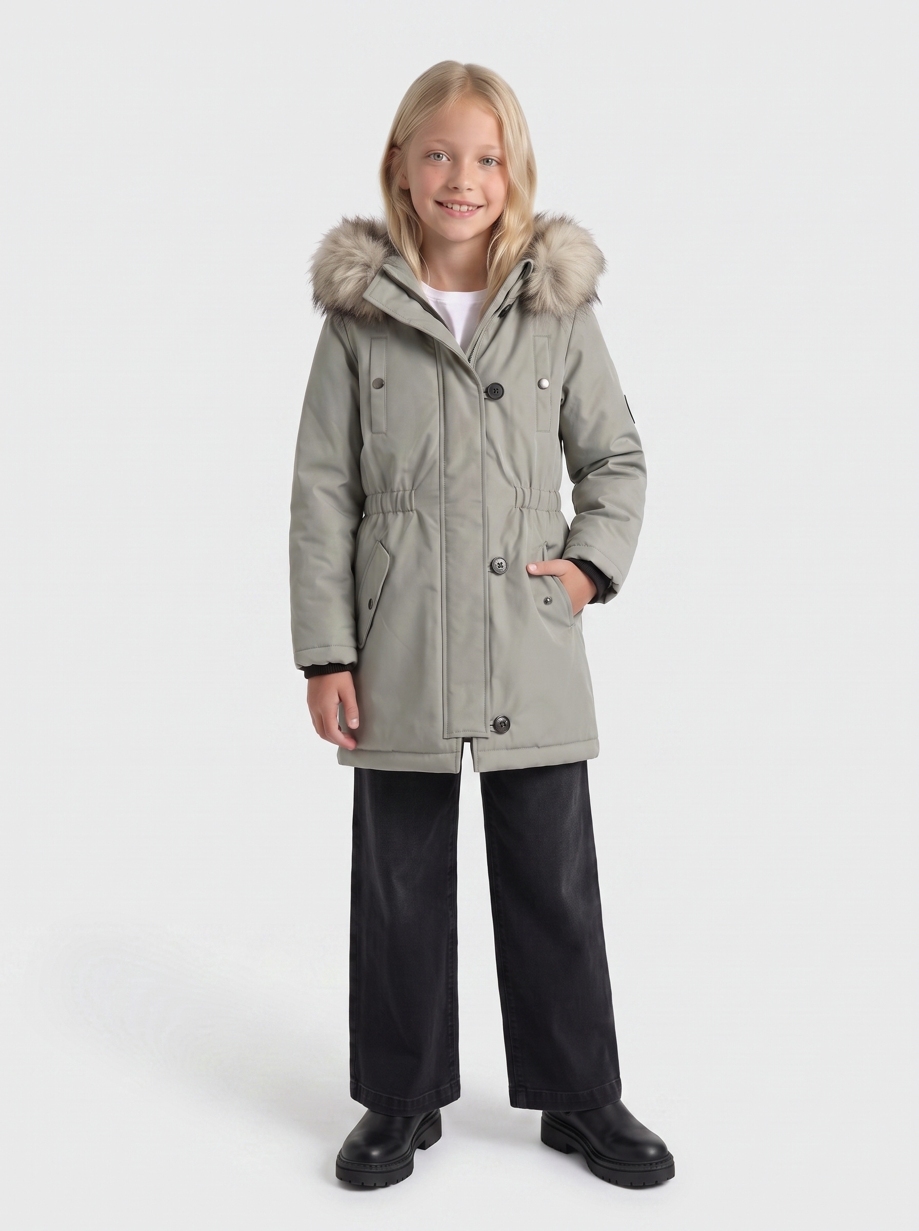 KIDS ONLY Parka »KOGIRIS FUR PARKA OTW NOOS« avec capuche fibre synthétique, coupe régulière