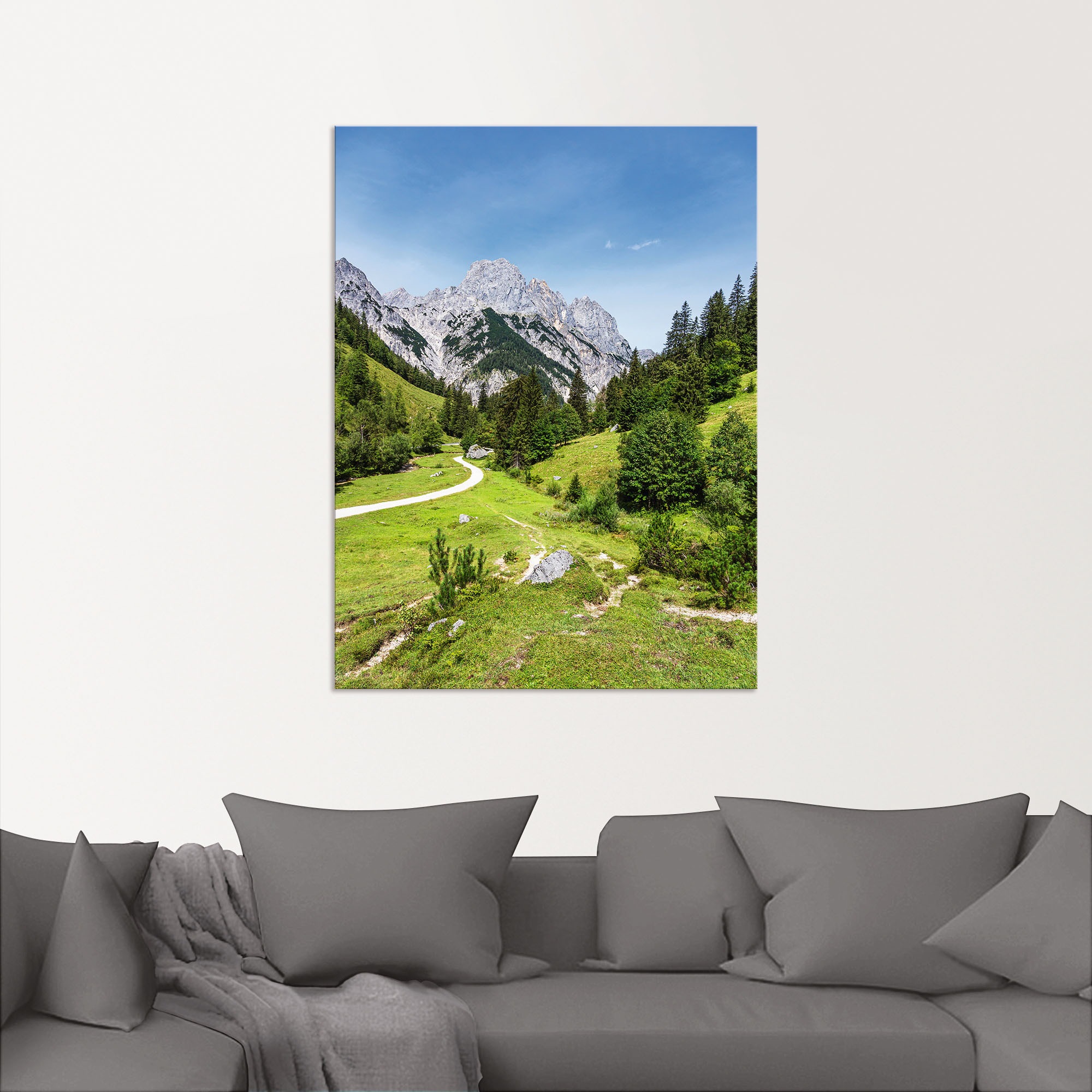 Artland Wandbild »Bindalm im Berchtesgadener Land Bayern«, Berge & Alpenbilder, (1 St.), als Alubild, Outdoorbild, Poster, Wandaufkleber in verschied. Grössen