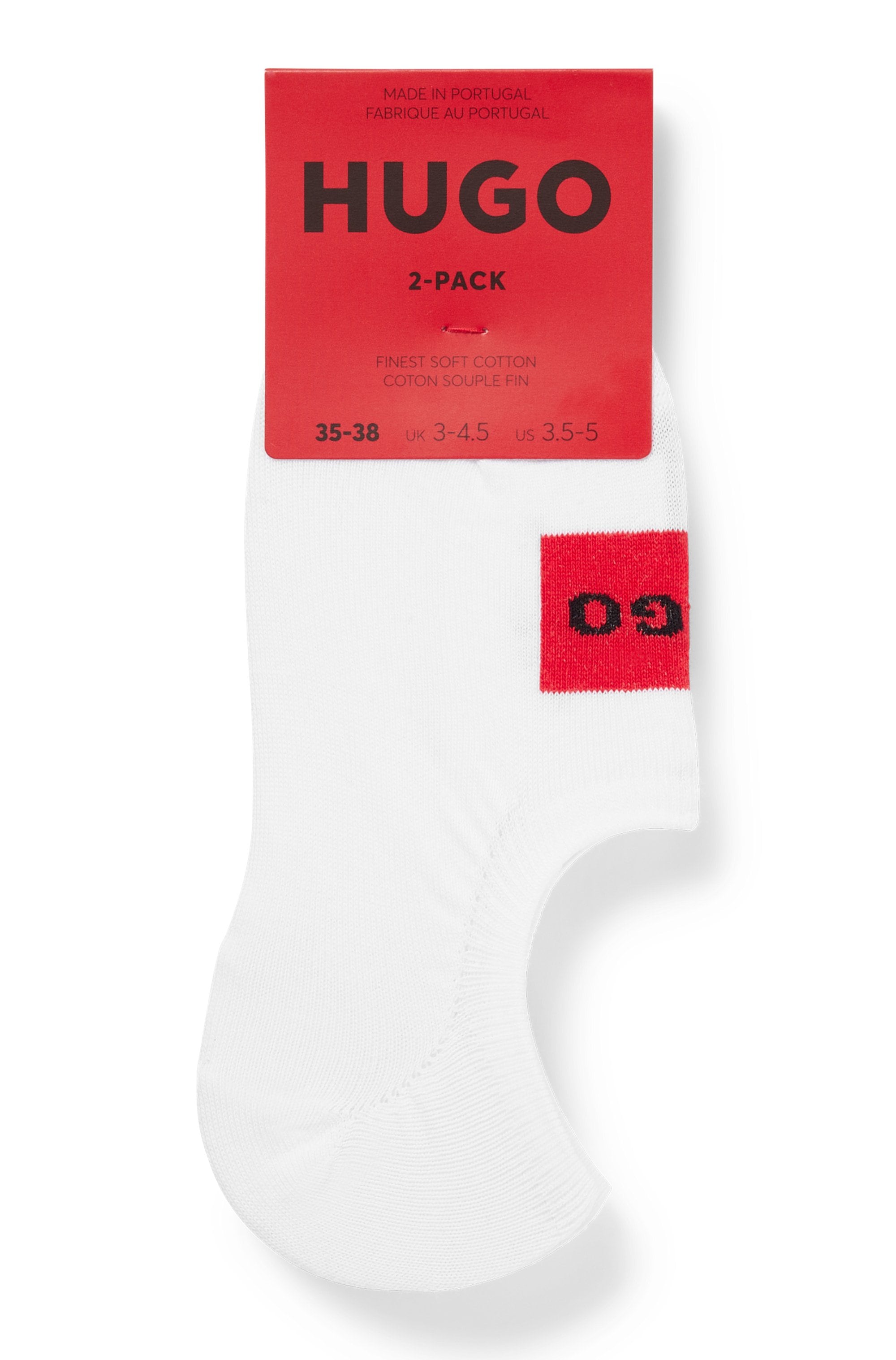 HUGO Underwear Chaussettes de loisirs »2P LOW CUT LABEL CC W« 2 cuis tlg.
