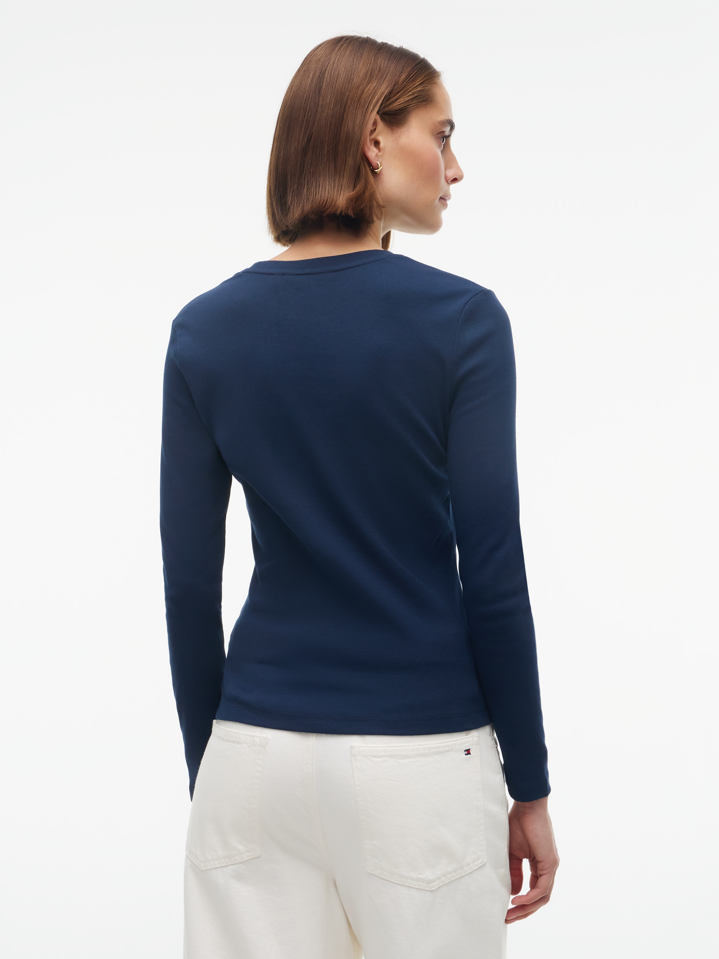 Tommy Hilfiger T-shirt à manches longues »CODY SLIM C-NK L/S T-SHIRT« Coton, coupe slim