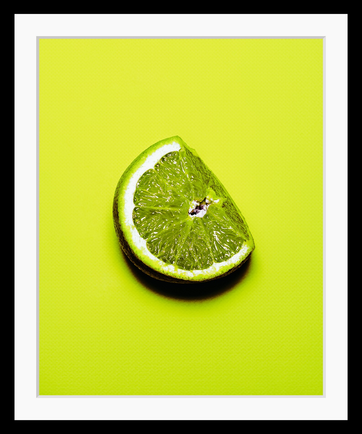 Image of queence Bild "Ulrike" Kunst Lebensmittel Obst Obst Bilder HD Premium Poster-Druck inkl. Holzrahmen