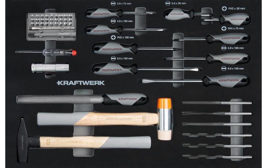 Kraftwerk Schraubendreher »49-teilig«, (49 St.)