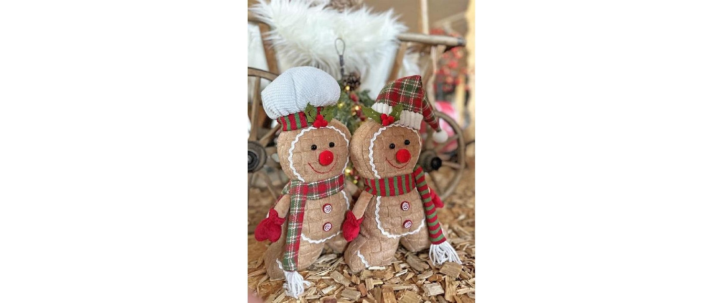   Figurine de Noël »Dameco Lebkuchenmännchen sitzend 2er-Set«