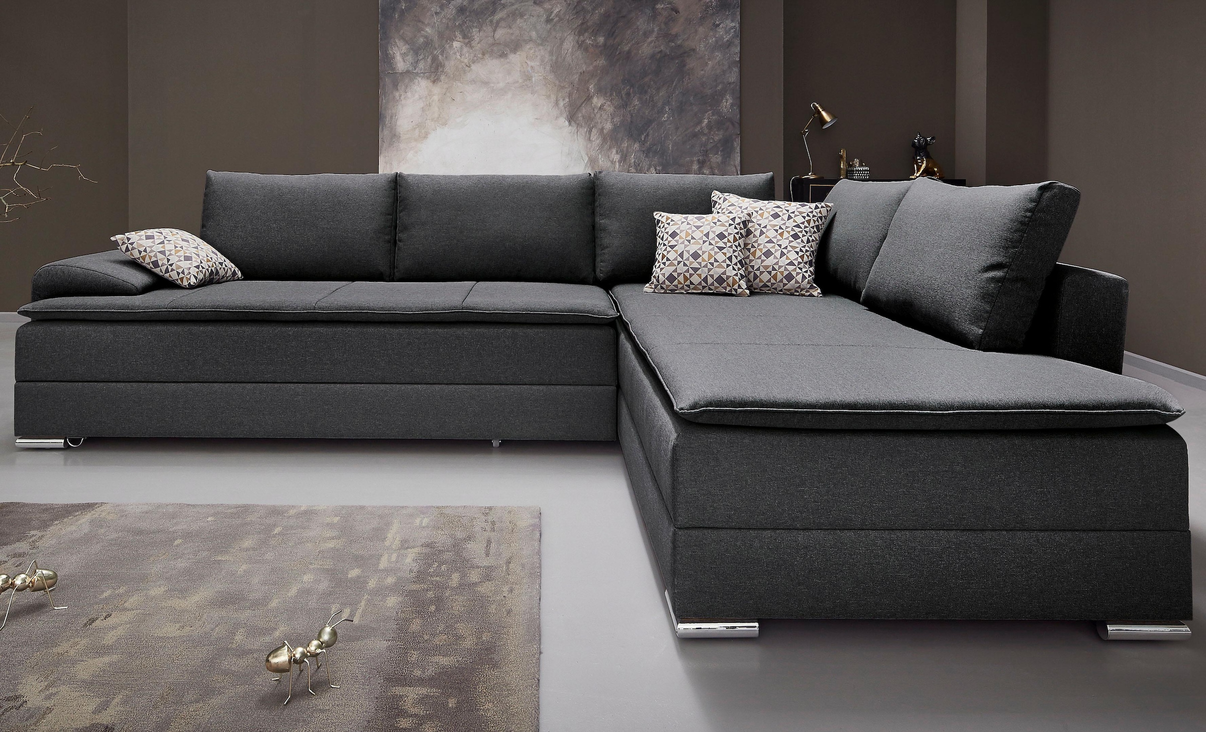 INOSIGN Ecksofa »Night & Day L-Form«, mit Bettfunktion 180 cm, Dauerschlaffunktion