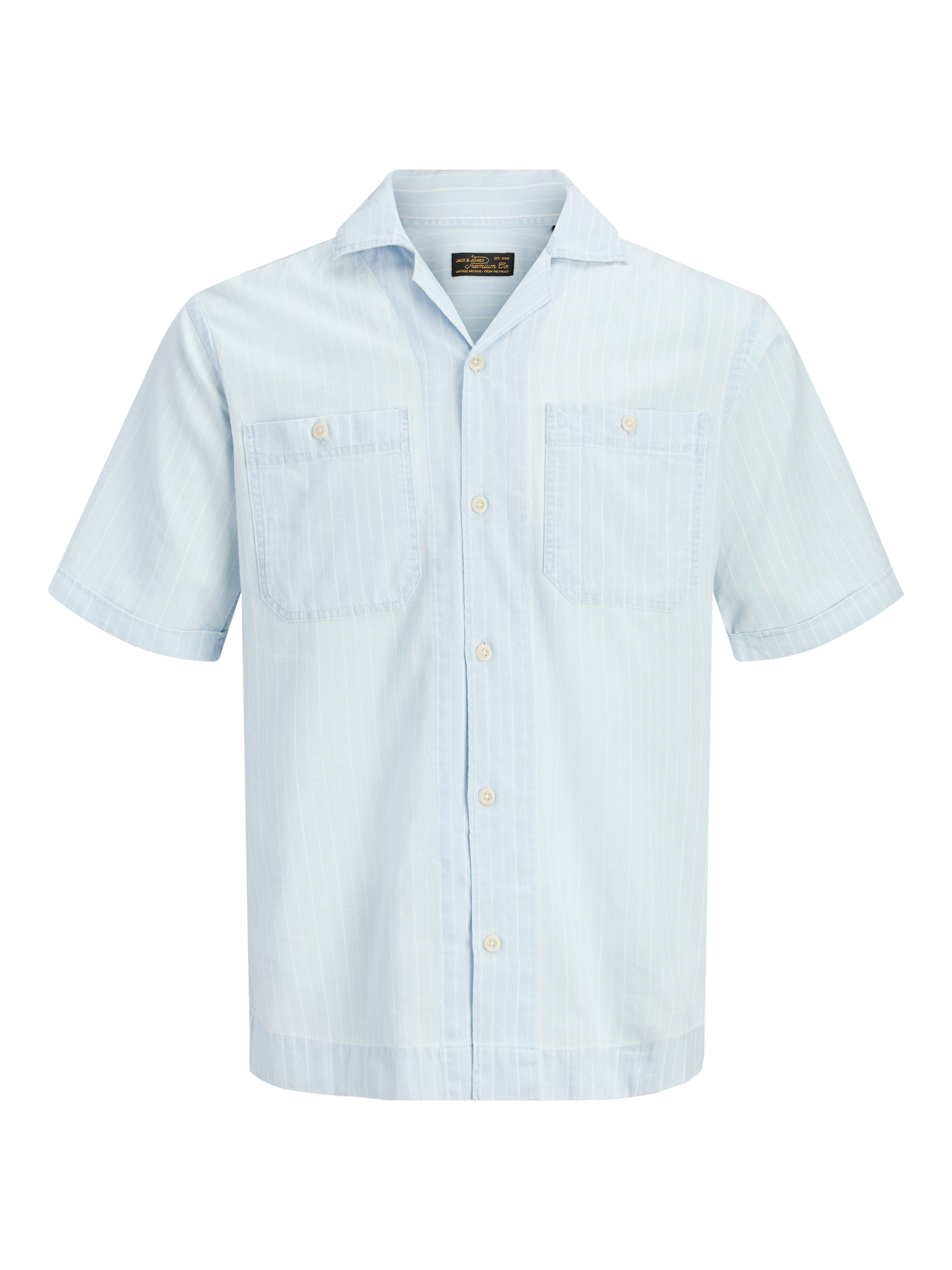 Jack & Jones Kurzarmhemd »JPRBLUMAX VINTAGE S/S RESORT SHIRT« mit Brust Taschen
