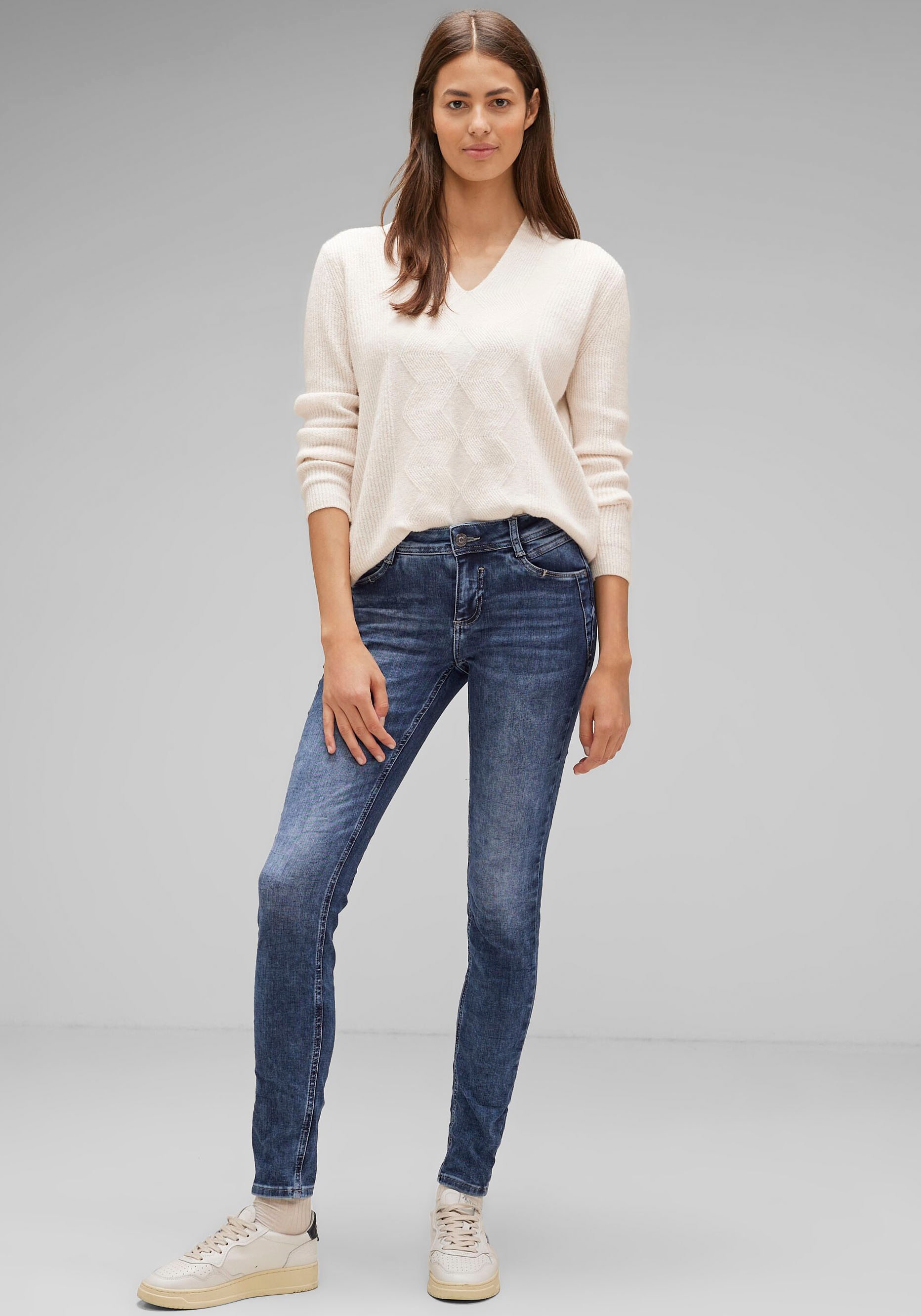 ♕ STREET ONE bestellen York versandkostenfrei Slim-fit-Jeans, Style im
