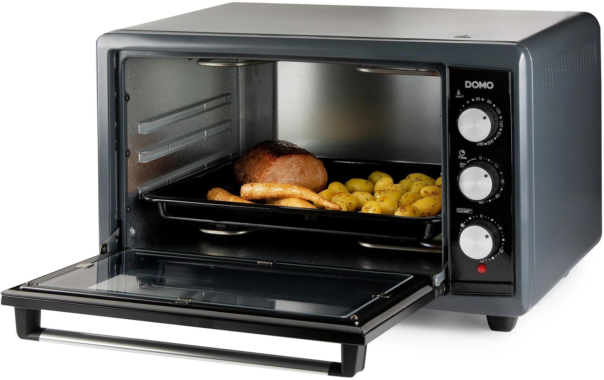 Domo Mini-four »DO808GO 50 l« zum Backen, Braten, Grillen, Heissluft, Ober-/Unterhitze