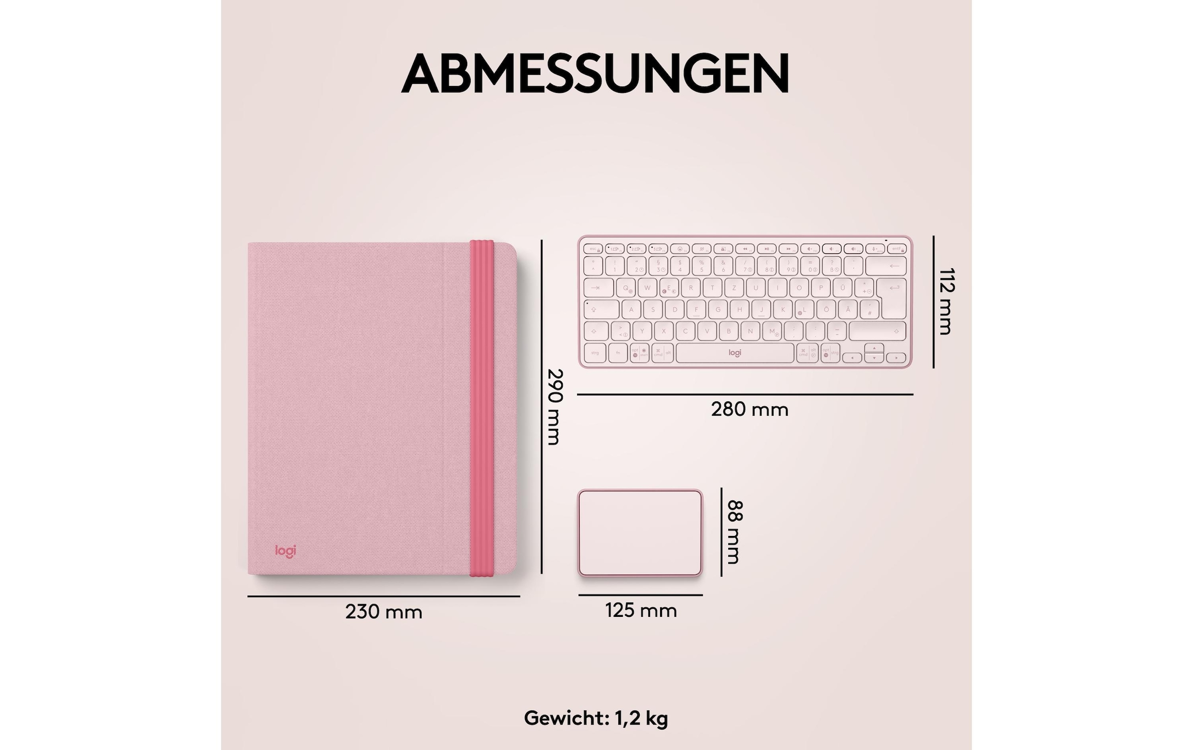 Logitech Clavier de tablette »Cover Casa Pop-Up Desk« ()