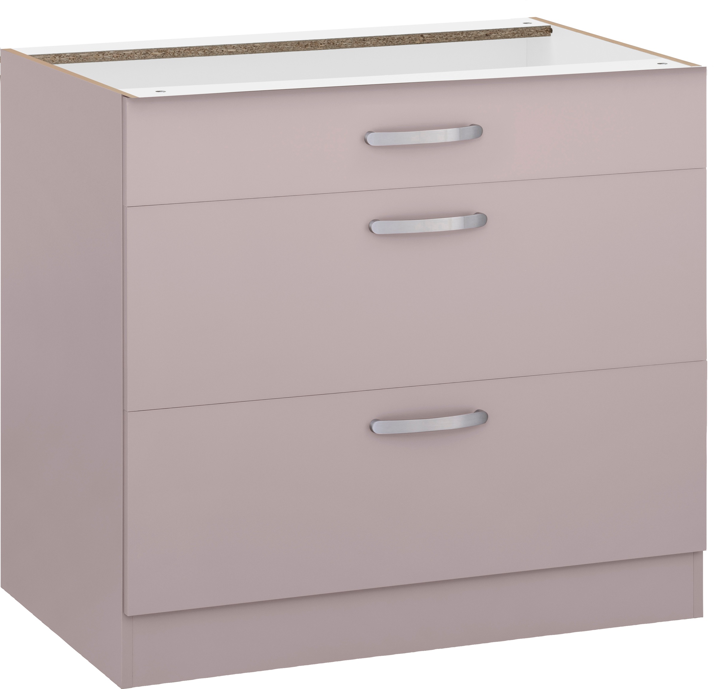 Image of wiho Küchen Unterschrank »Kansas«, 90 cm breit, mit 2 grossen Auszügen ohne Arbeitsplatte bei Ackermann Versand Schweiz