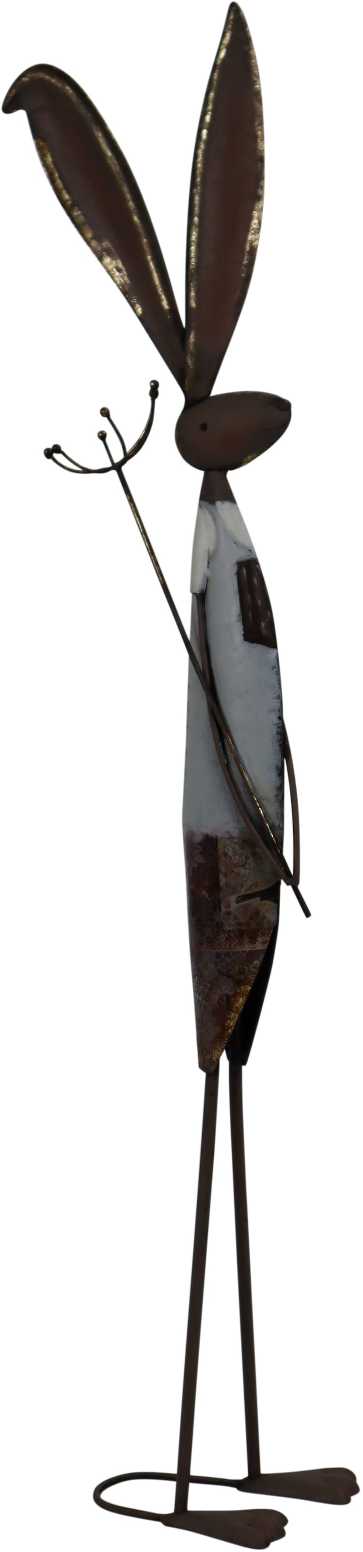 Image of AM Design Dekofigur "Hasenmann aus Metall" Osterdekoration