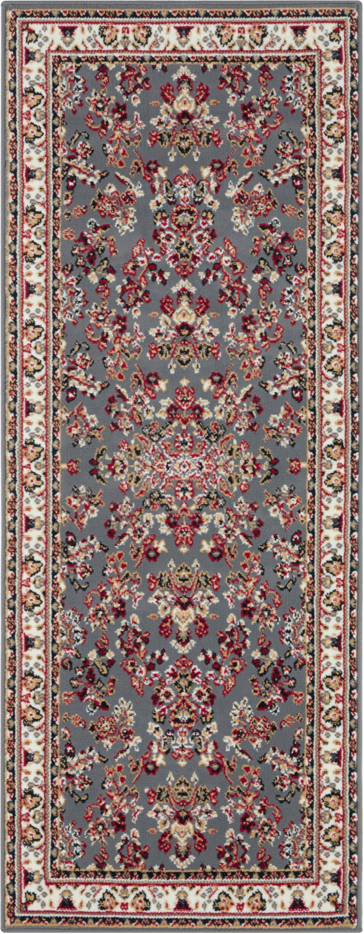 my home Teppich »Halton«, rechteckig, 8 mm Höhe, Kurzflor, Orient-Optik, mit Bordüre, Läufer, pflegeleicht, gekettelt