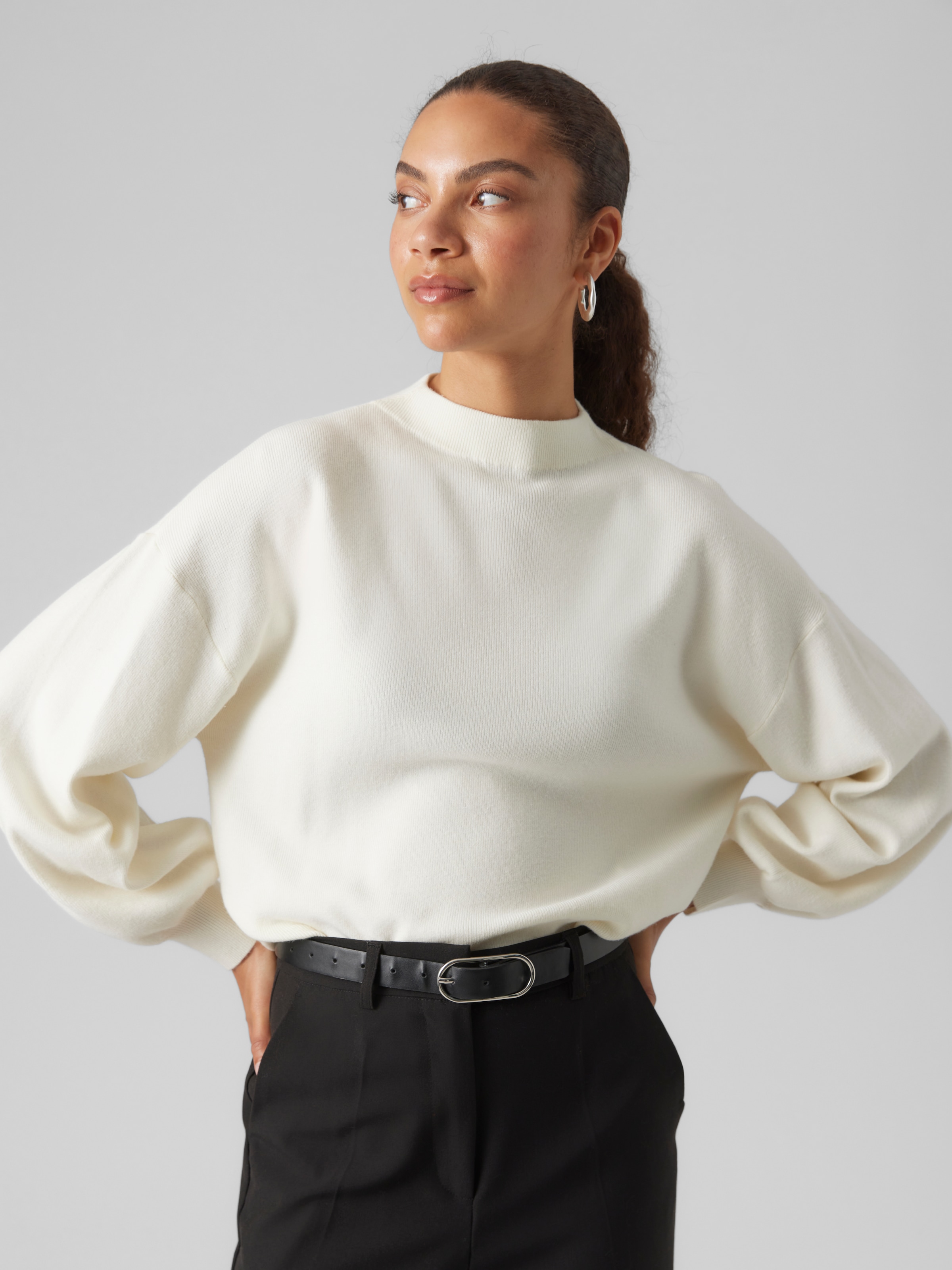Vero Moda Strickpullover »VMNANCY LS FUNNELNK PULLOVER GA«