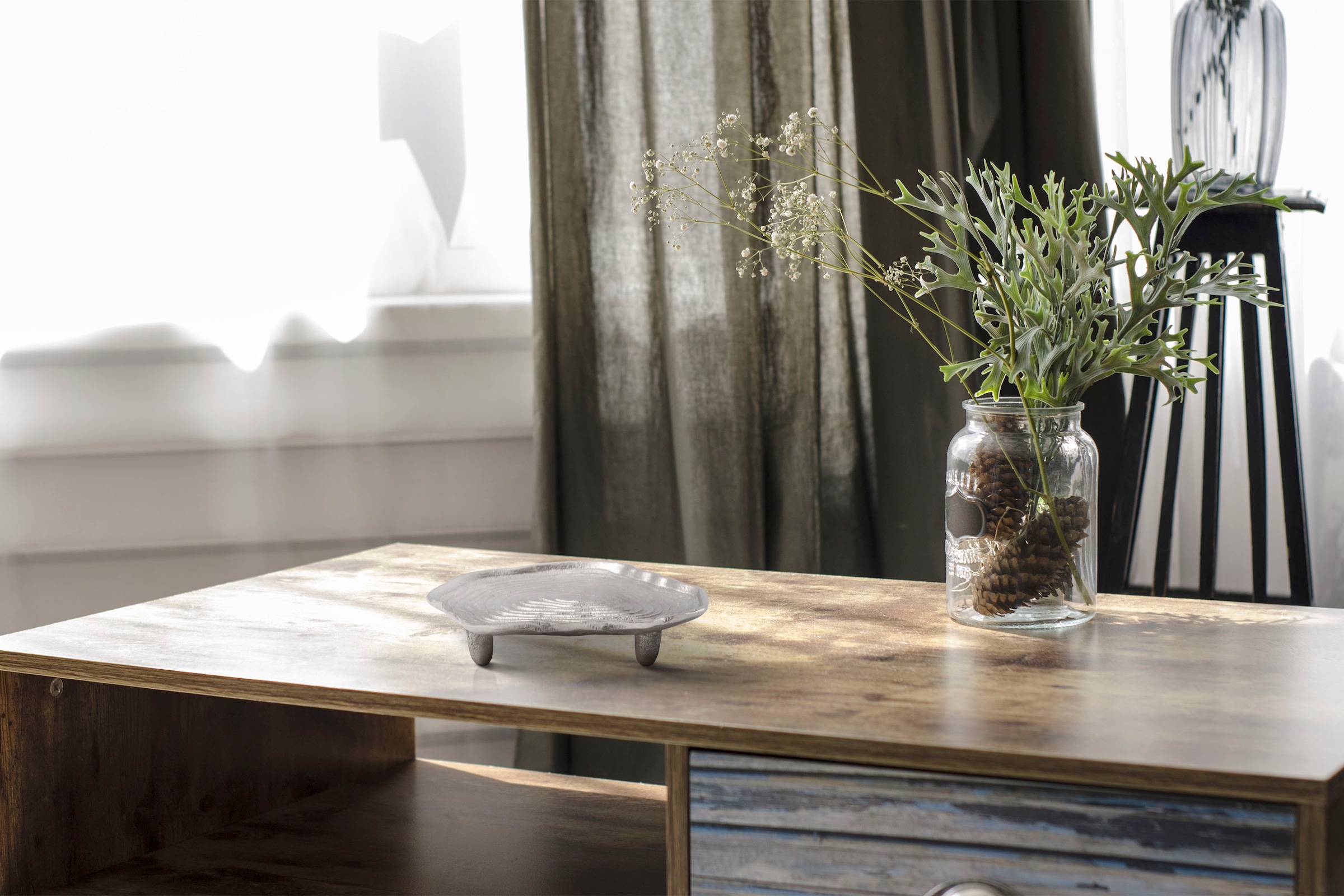 Kayoom Dekofigur »Dekotablett Wood Art 225«