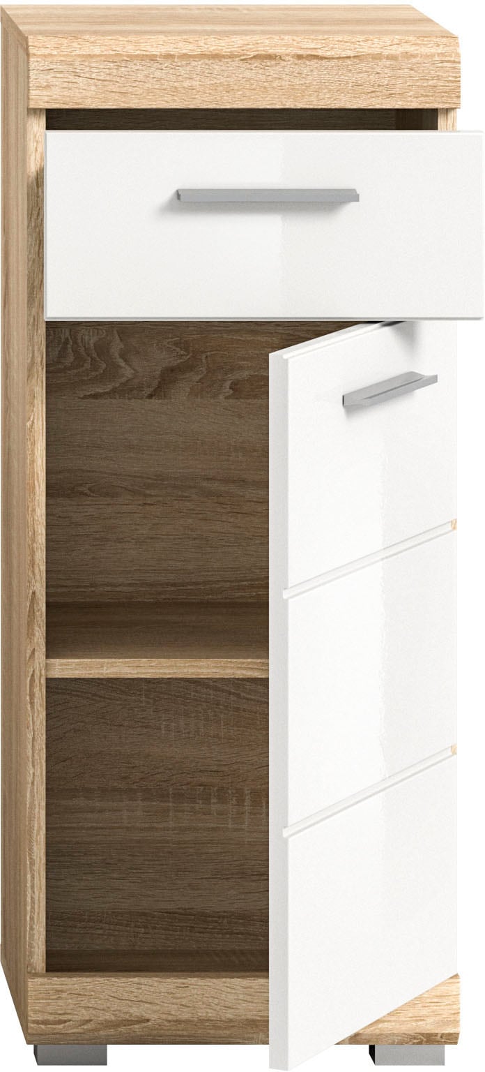 INOSIGN Unterschrank »Siena«, (1 St.), Badmöbel Badschrank, 1 Tür, 1 Schubkasten, Breite 37 cm